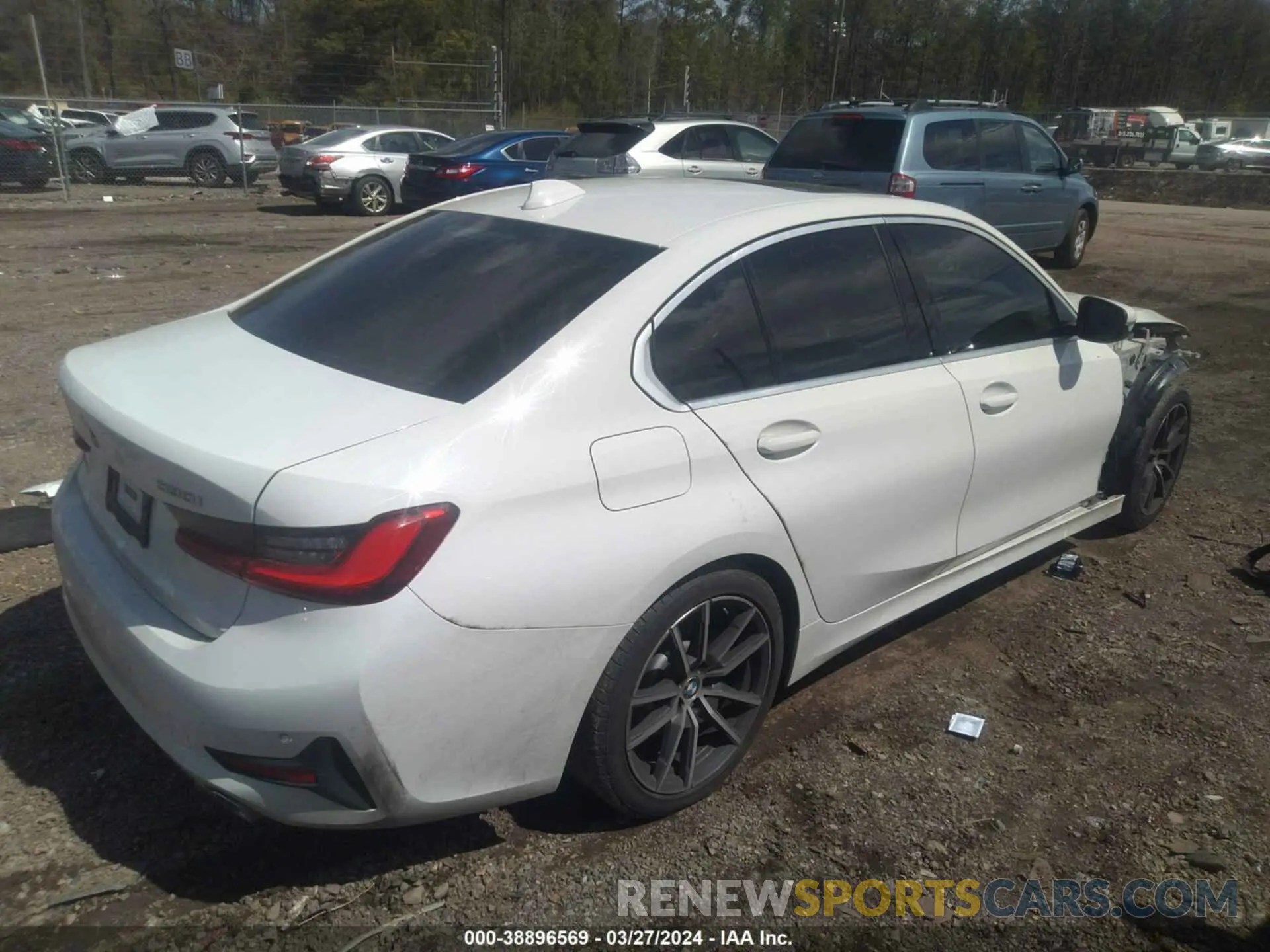 4 Photograph of a damaged car 3MW5R1J00L8B07721 BMW 330I 2020