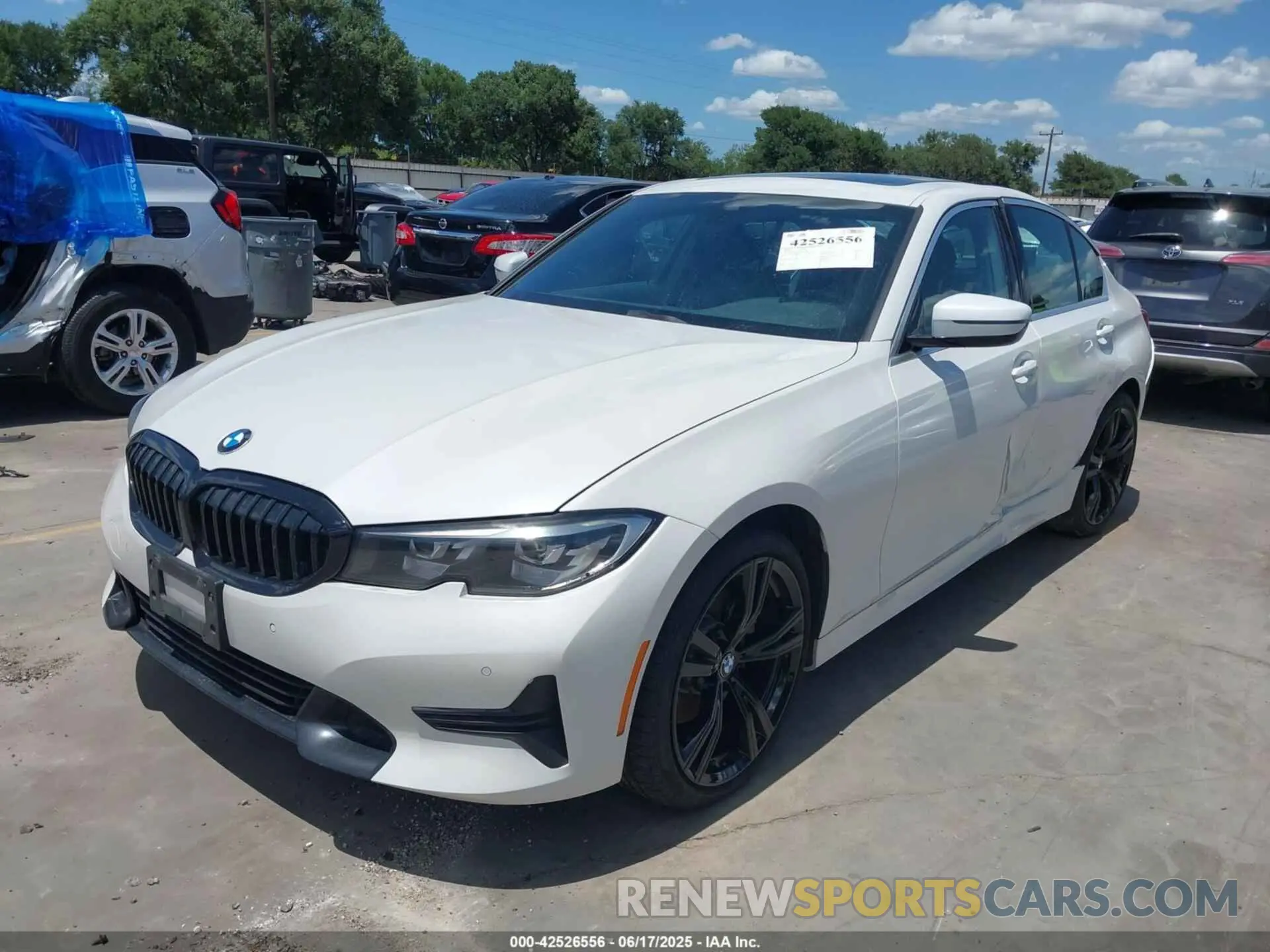 2 Photograph of a damaged car 3MW5R1J00L8B15964 BMW 330I 2020