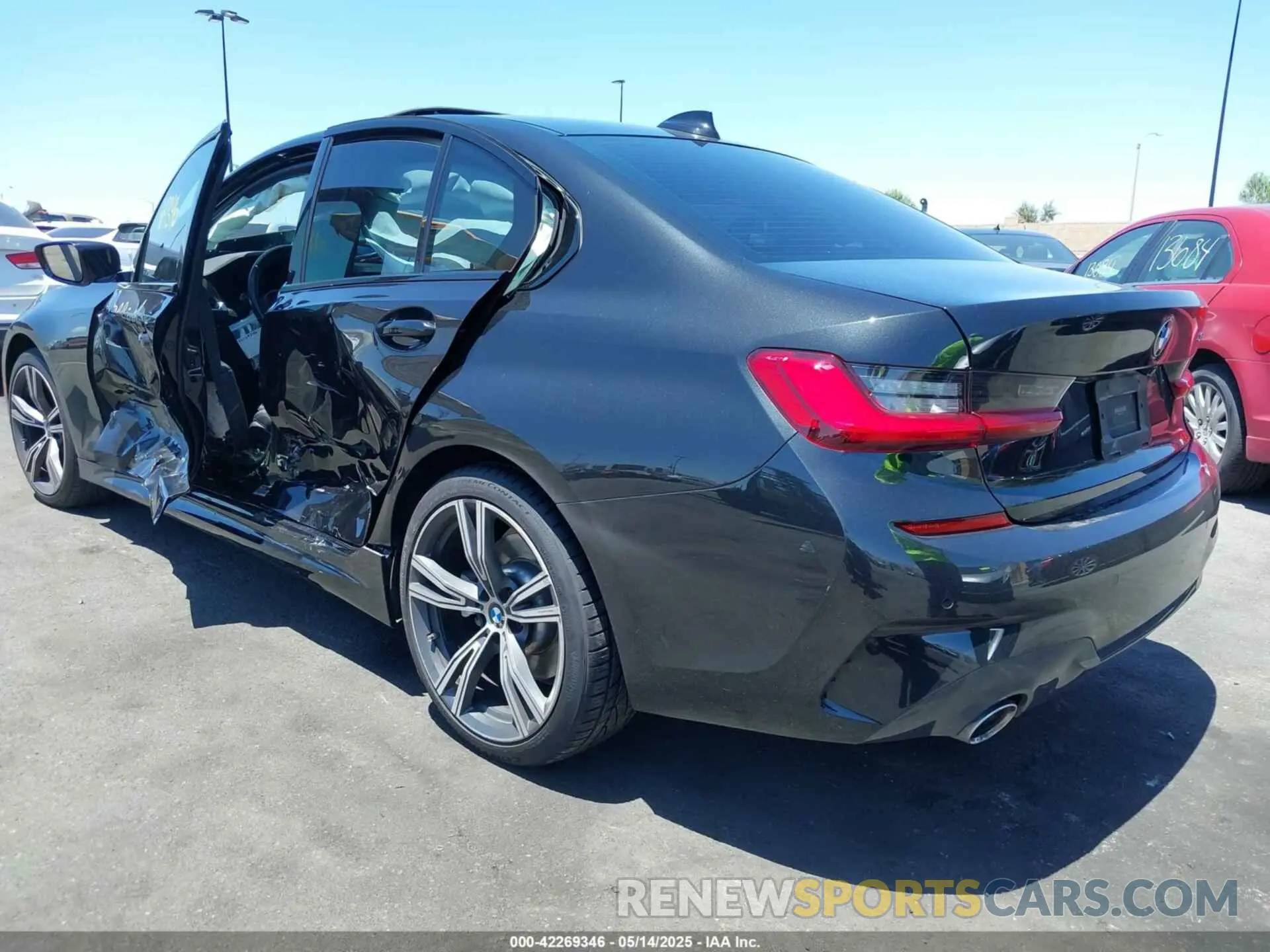 3 Photograph of a damaged car 3MW5R1J00L8B27239 BMW 330I 2020