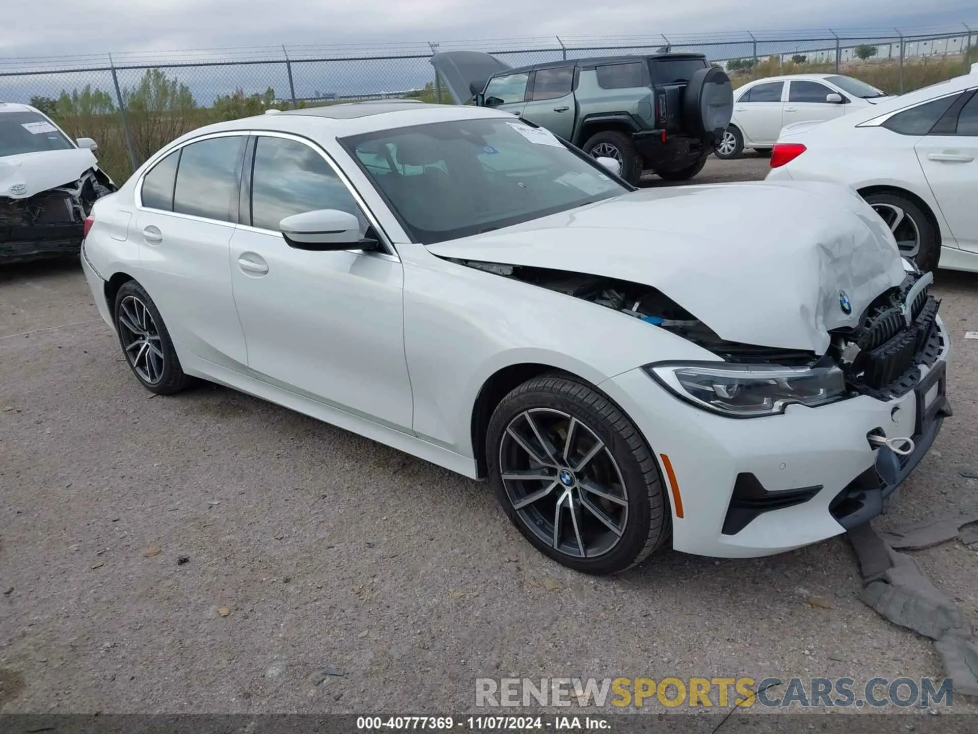 1 Photograph of a damaged car 3MW5R1J01L8B13074 BMW 330I 2020