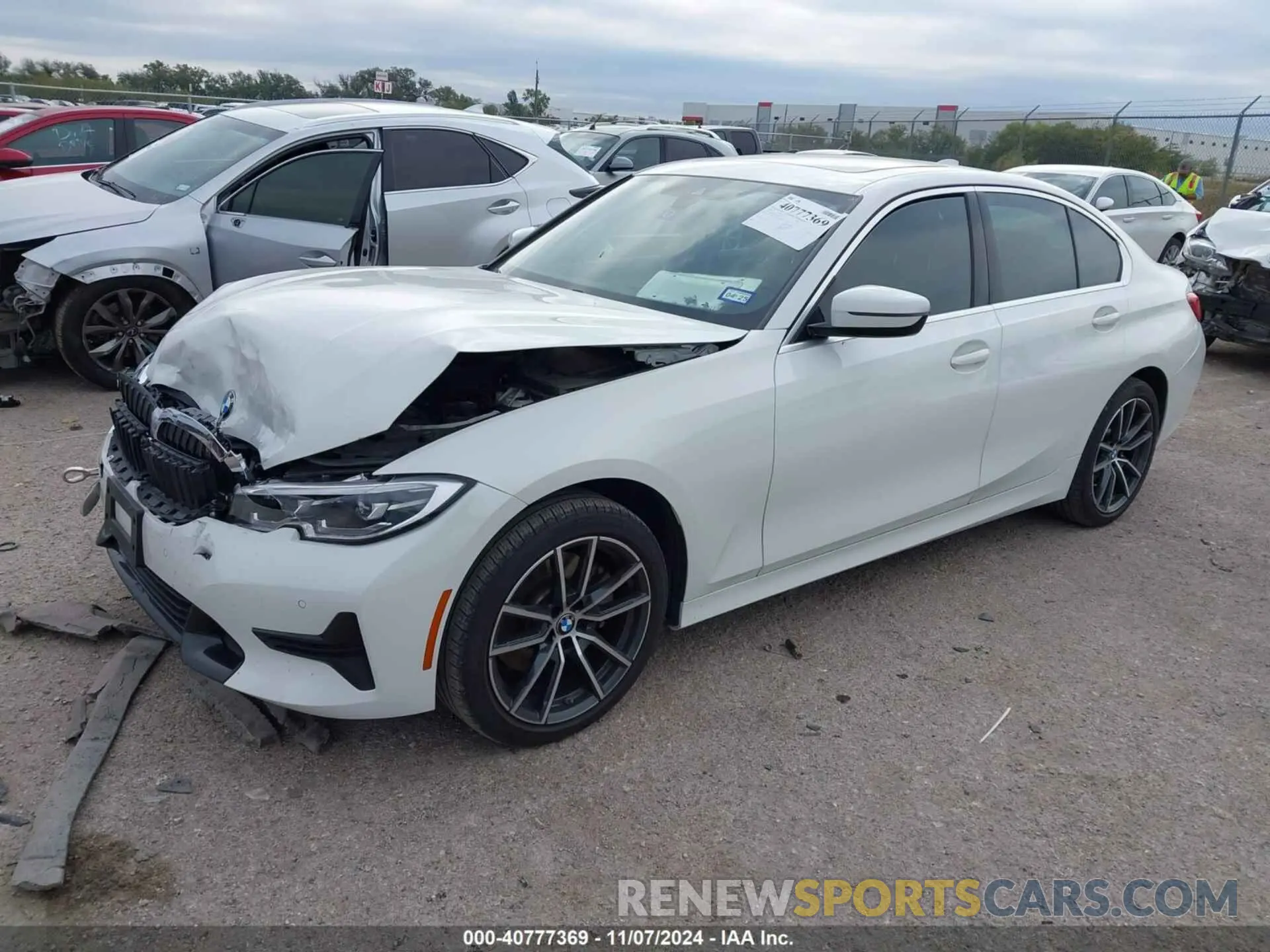2 Photograph of a damaged car 3MW5R1J01L8B13074 BMW 330I 2020
