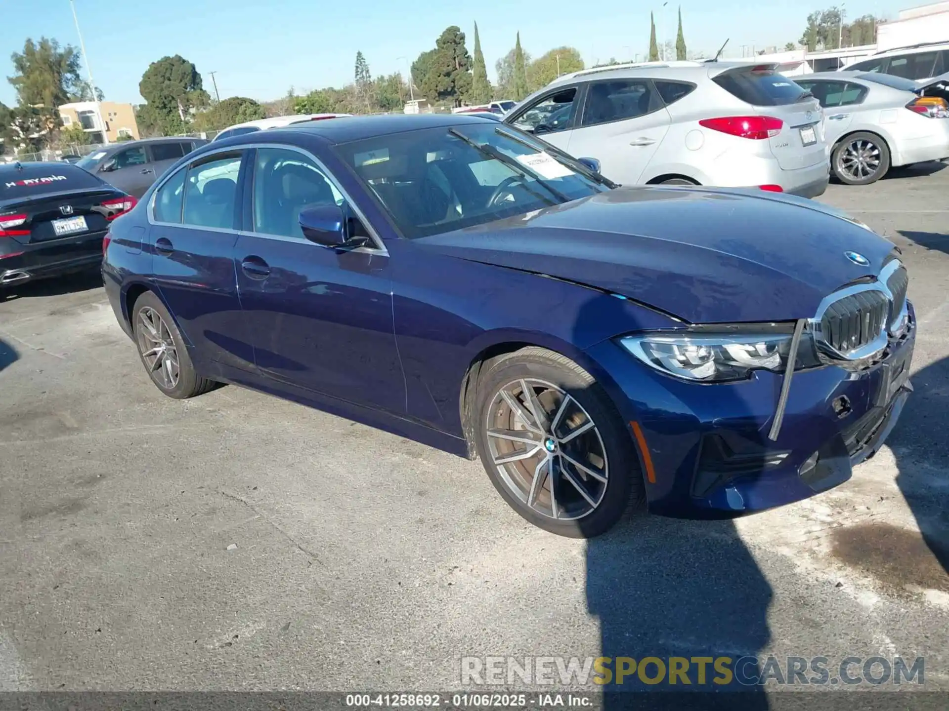 1 Photograph of a damaged car 3MW5R1J01L8B14483 BMW 330I 2020