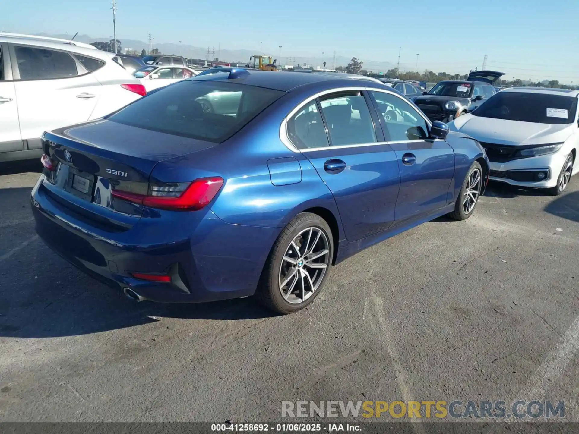 4 Photograph of a damaged car 3MW5R1J01L8B14483 BMW 330I 2020