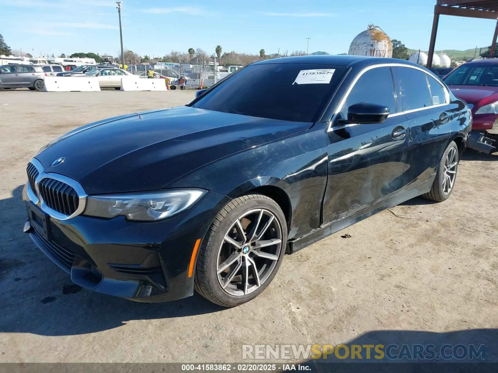 2 Photograph of a damaged car 3MW5R1J01L8B35673 BMW 330I 2020