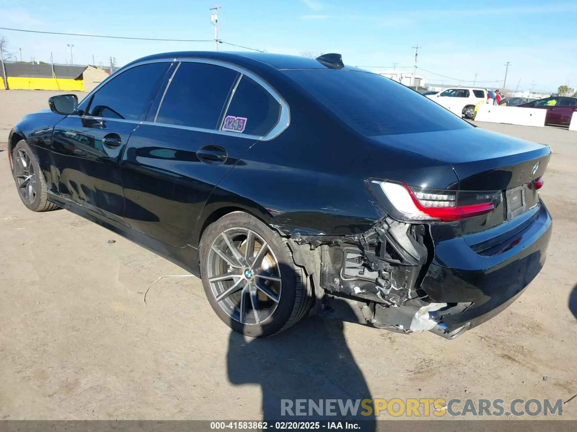 3 Photograph of a damaged car 3MW5R1J01L8B35673 BMW 330I 2020