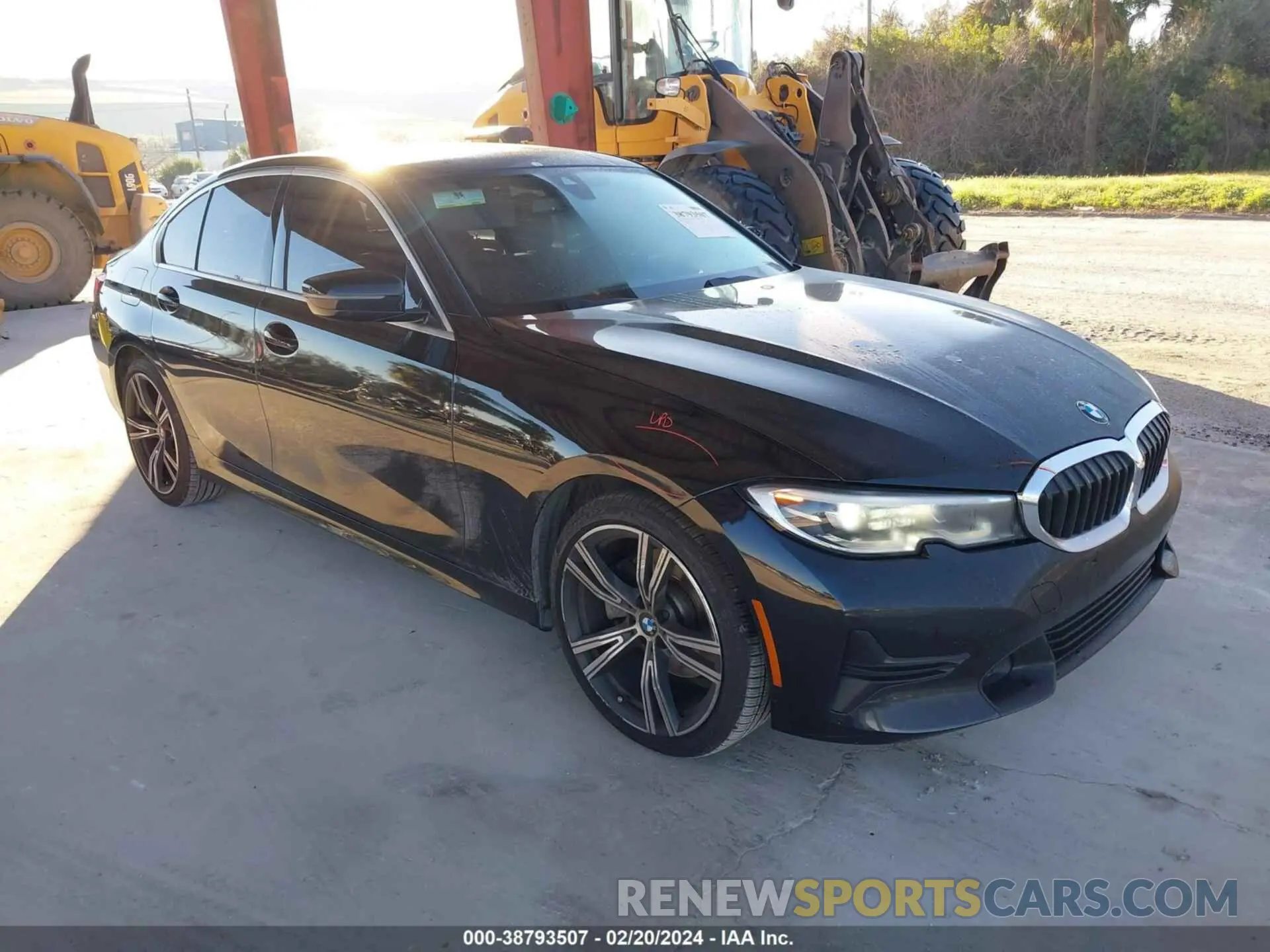 1 Photograph of a damaged car 3MW5R1J04L8B33982 BMW 330I 2020
