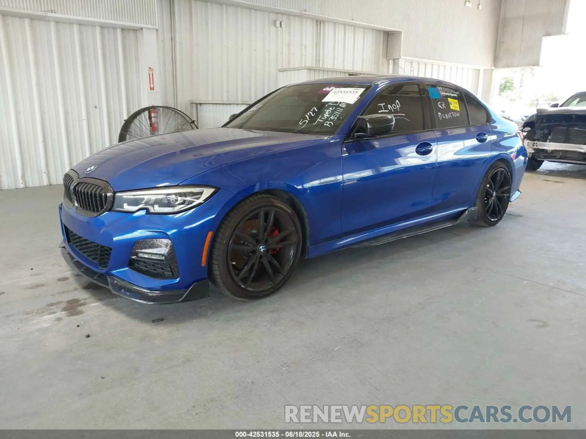 2 Photograph of a damaged car 3MW5R1J04L8B35411 BMW 330I 2020