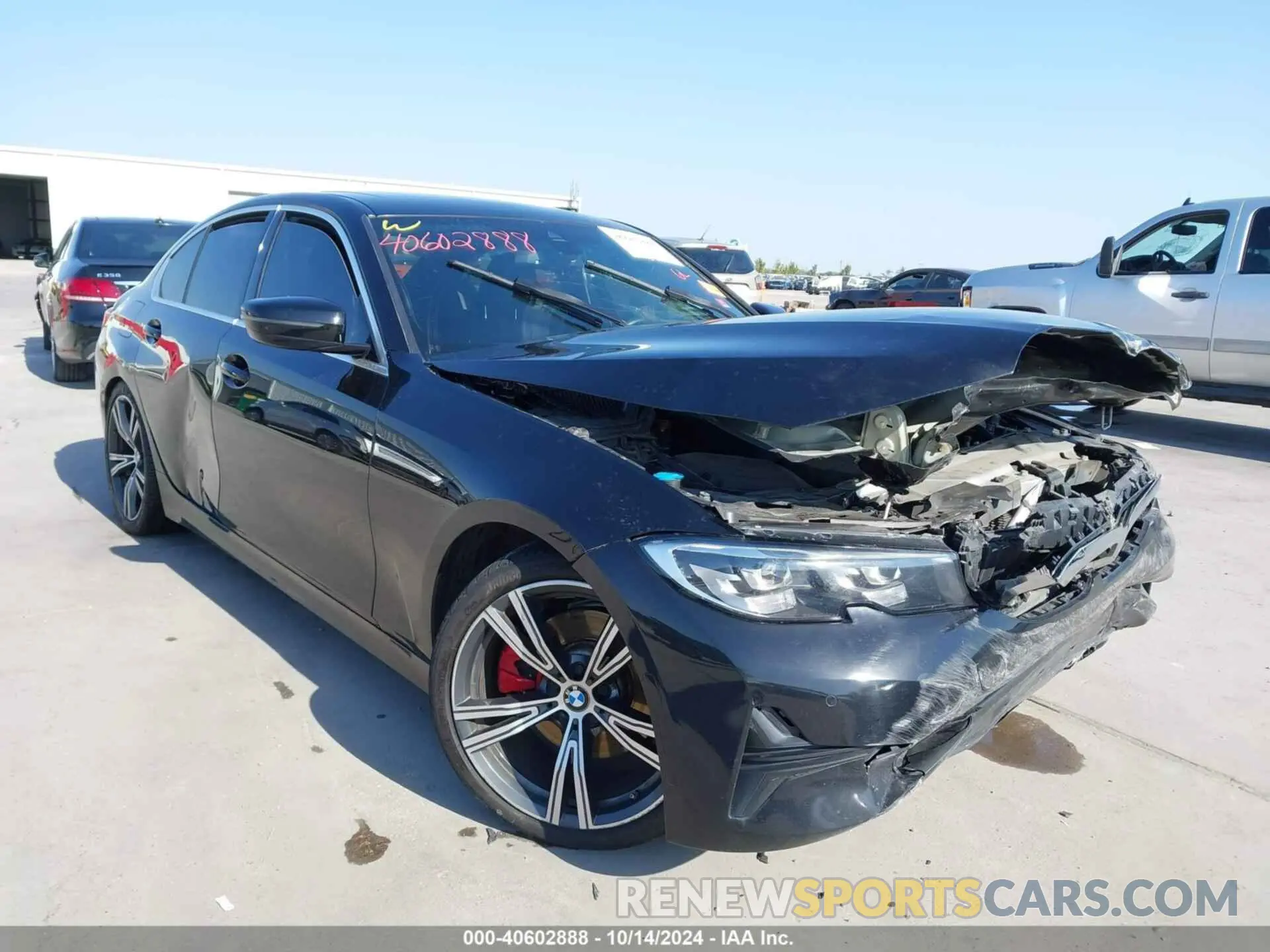1 Photograph of a damaged car 3MW5R1J06L8B09487 BMW 330I 2020