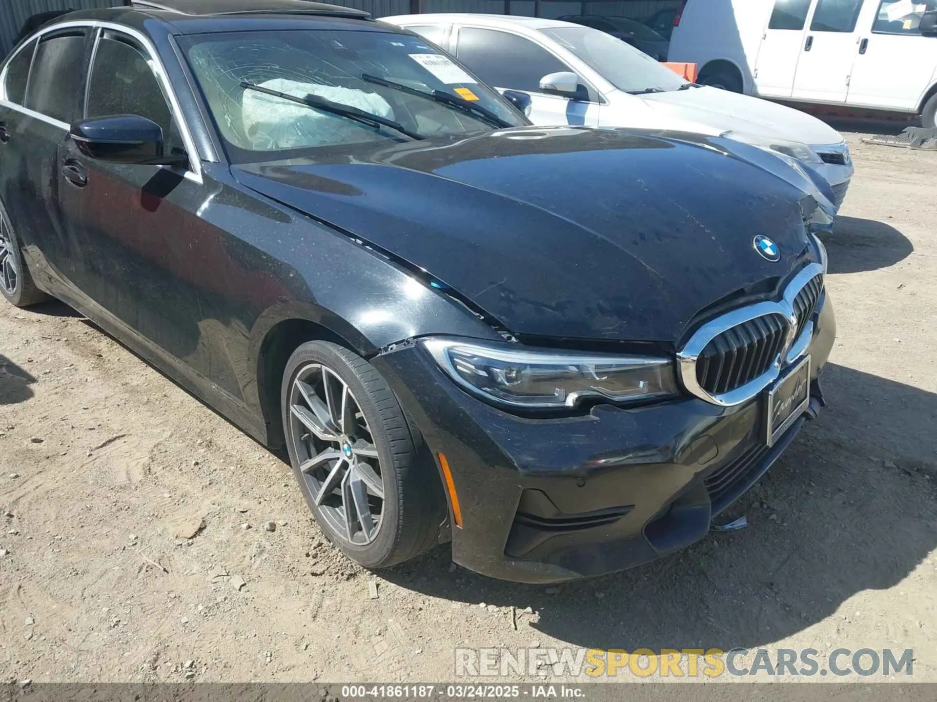 1 Photograph of a damaged car 3MW5R1J07L8B24127 BMW 330I 2020