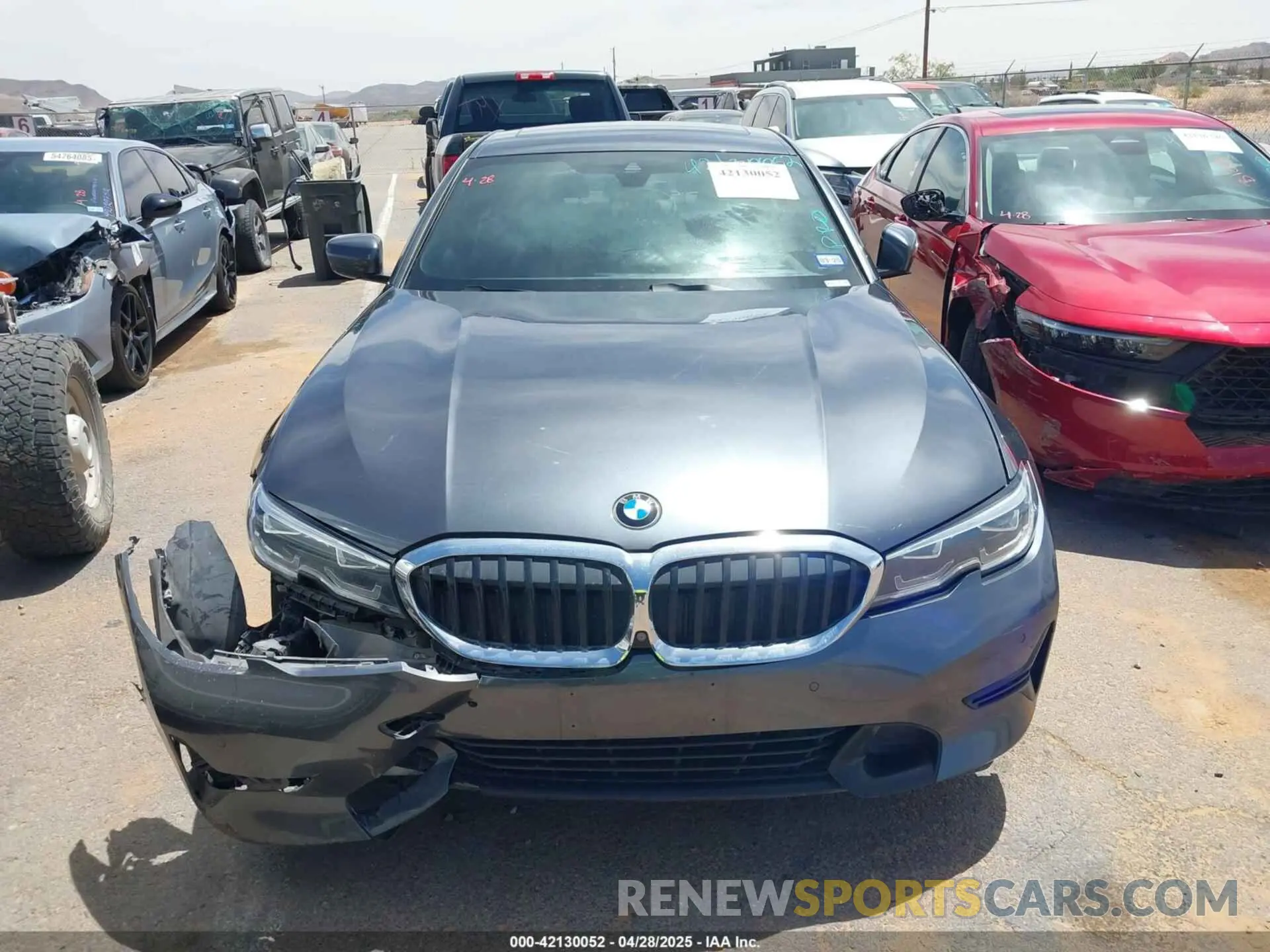 12 Photograph of a damaged car 3MW5R1J07L8B25648 BMW 330I 2020