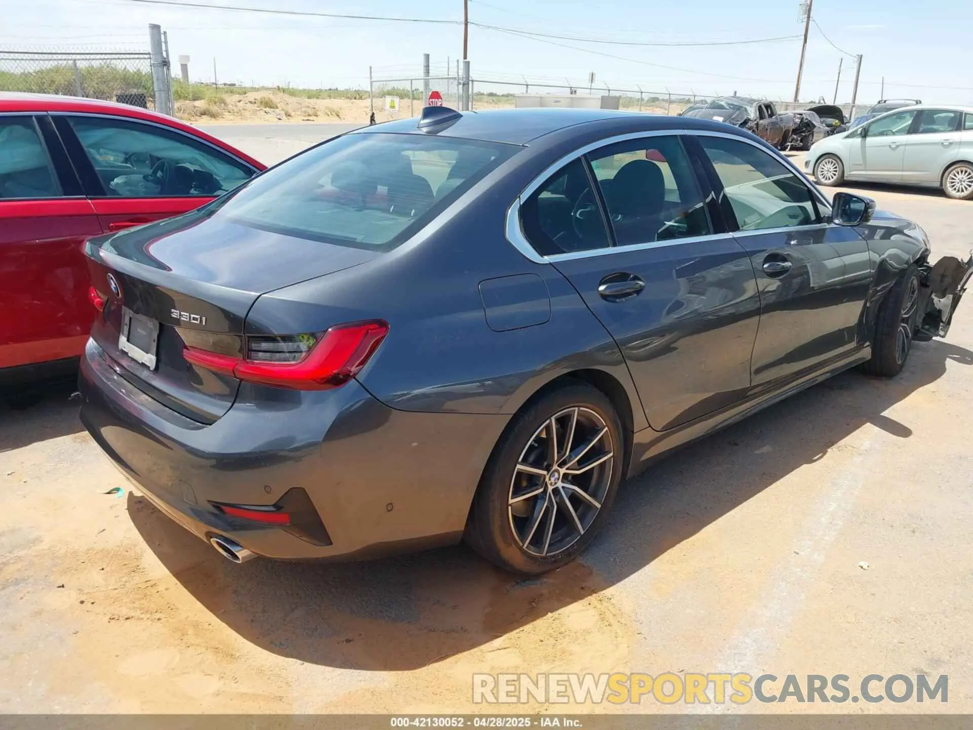 13 Photograph of a damaged car 3MW5R1J07L8B25648 BMW 330I 2020