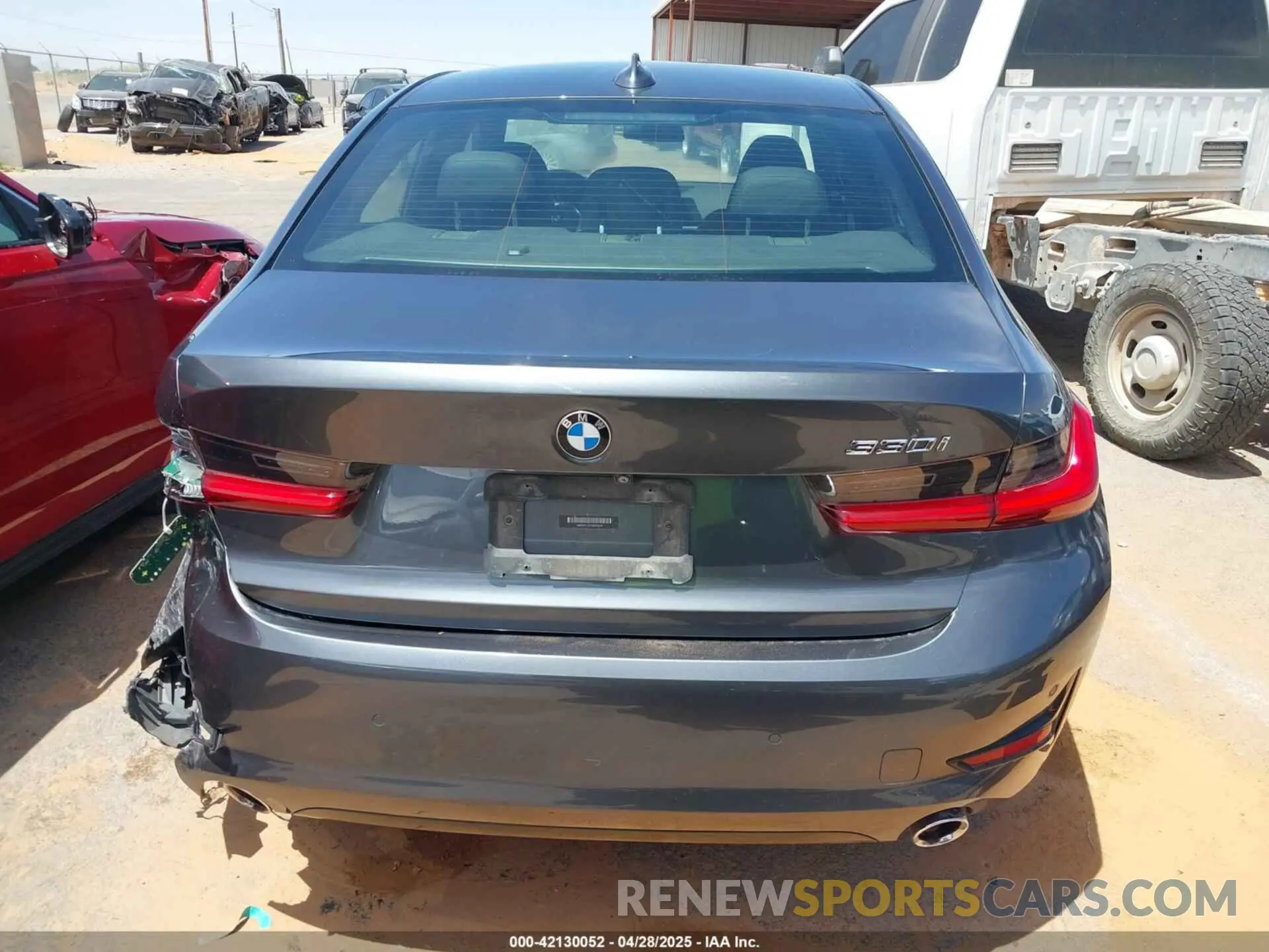 16 Photograph of a damaged car 3MW5R1J07L8B25648 BMW 330I 2020