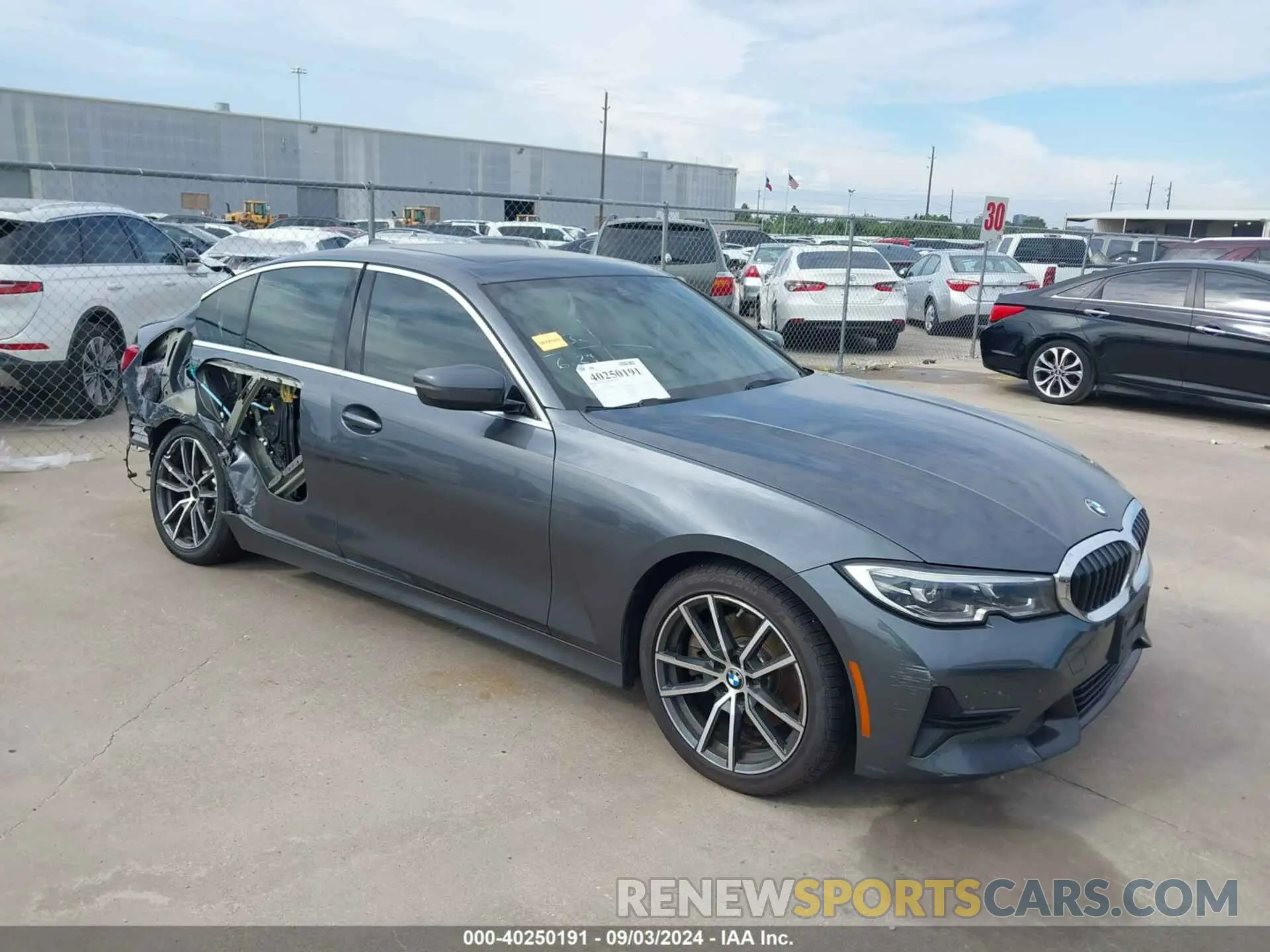 1 Photograph of a damaged car 3MW5R1J07L8B30834 BMW 330I 2020