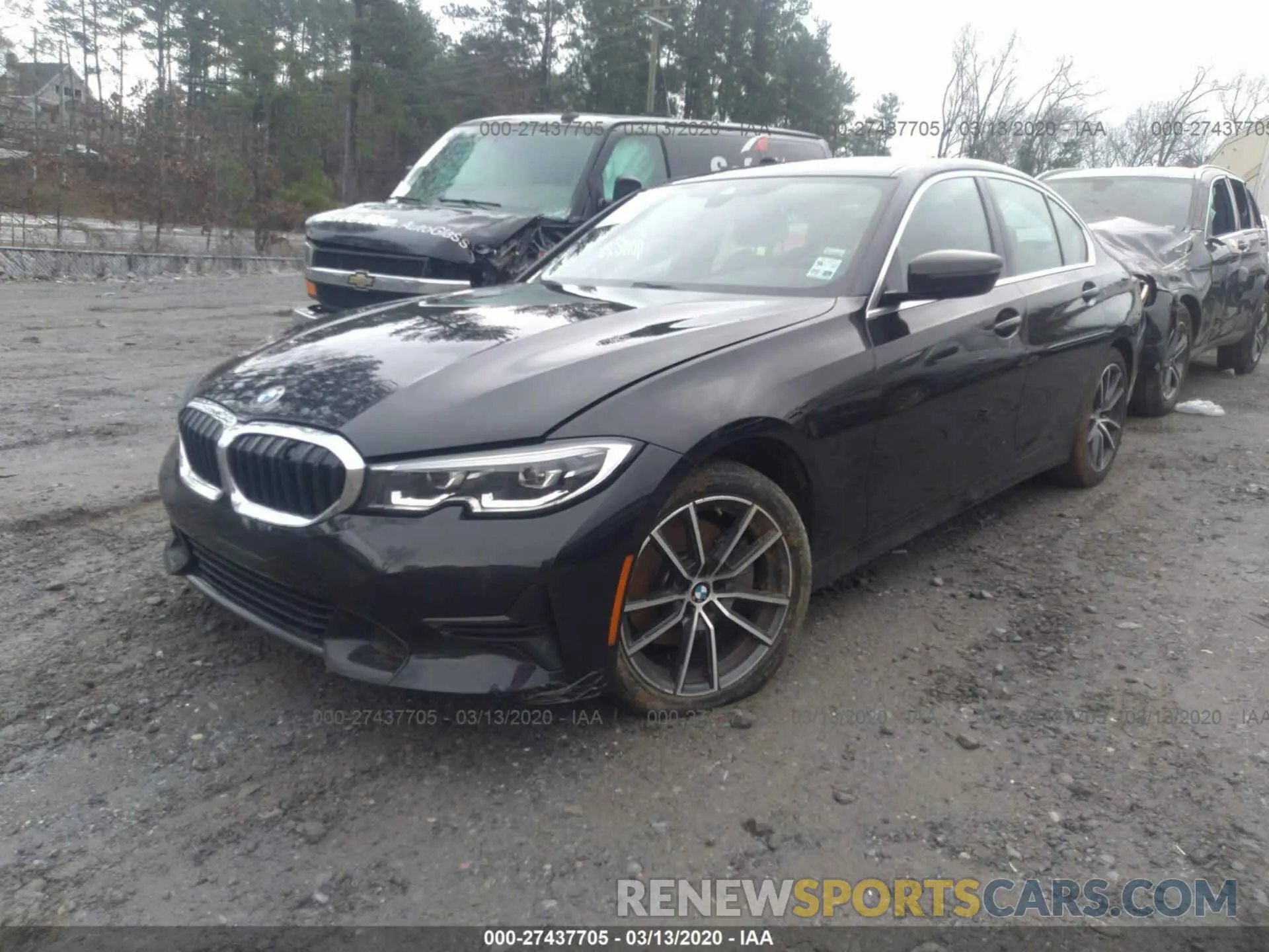 2 Photograph of a damaged car 3MW5R1J08L8B04484 BMW 330I 2020