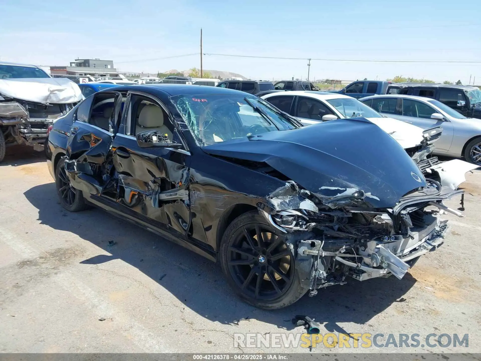 1 Photograph of a damaged car 3MW5R1J0XL8B20976 BMW 330I 2020