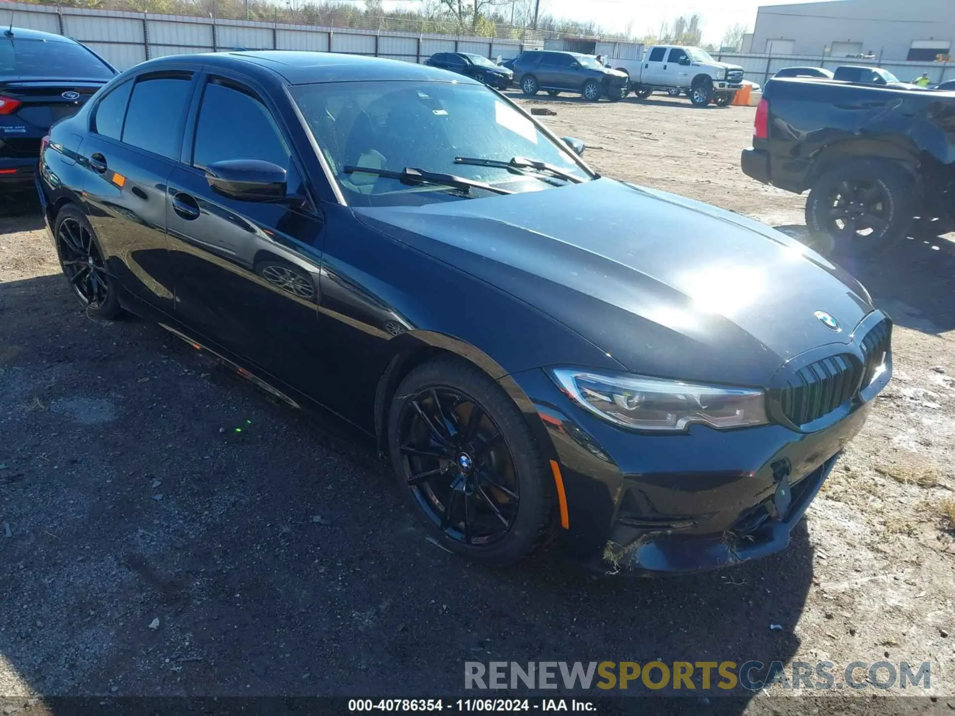 1 Photograph of a damaged car 3MW5R1J0XL8B22484 BMW 330I 2020