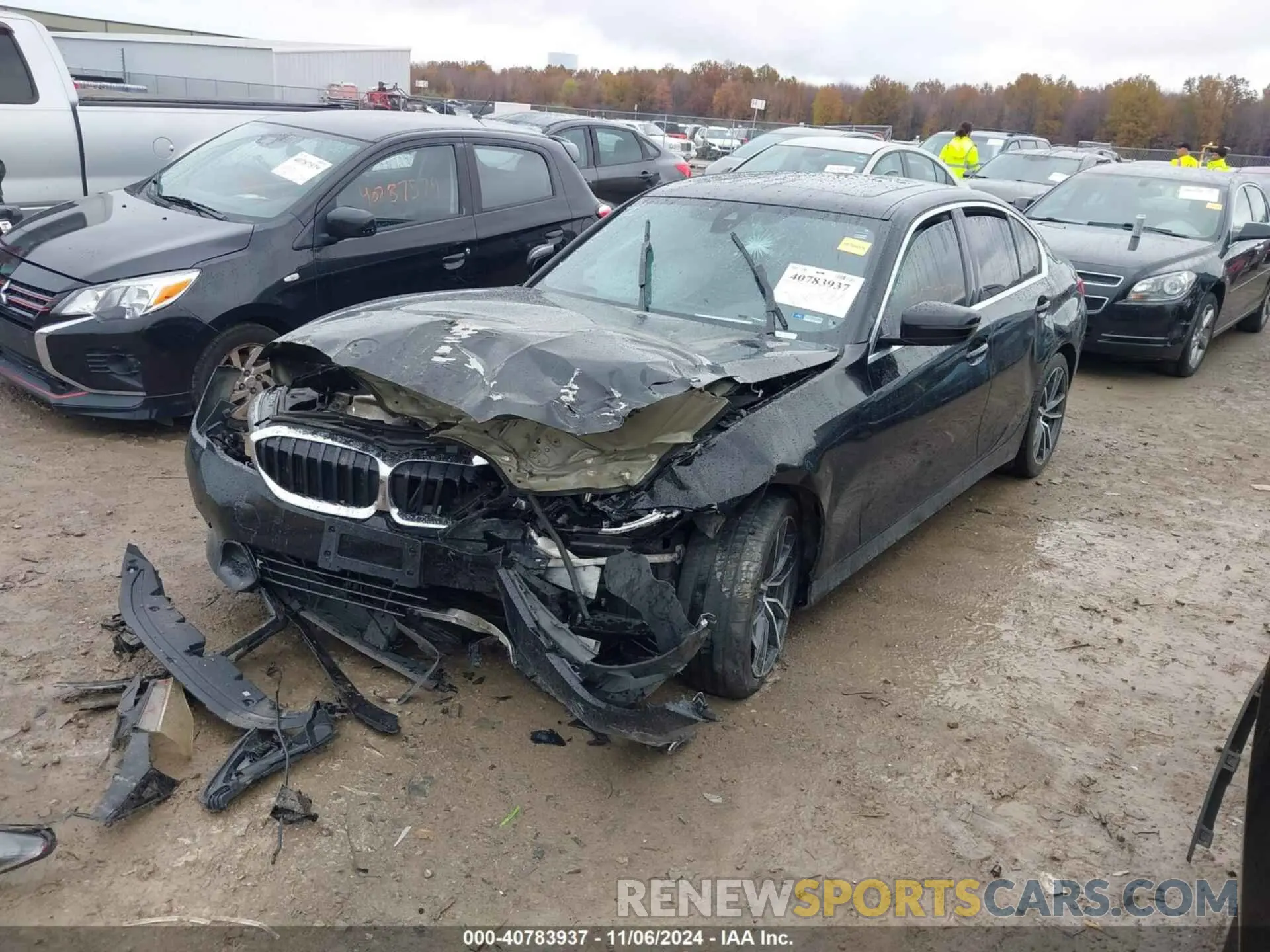 2 Photograph of a damaged car 3MW5R7J00L8B04255 BMW 330I 2020