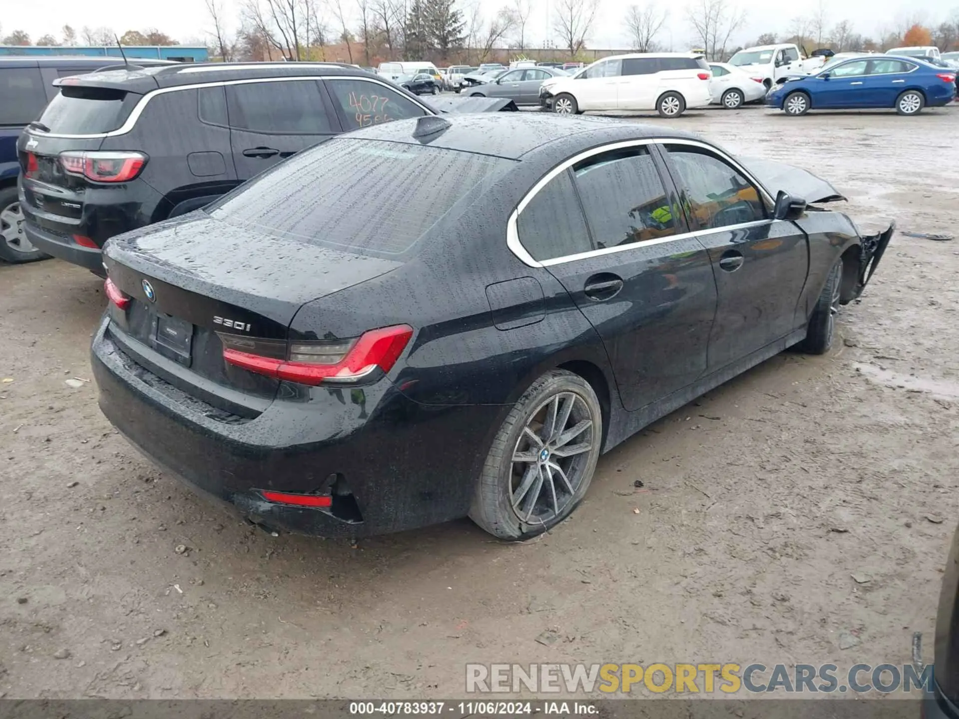 4 Photograph of a damaged car 3MW5R7J00L8B04255 BMW 330I 2020