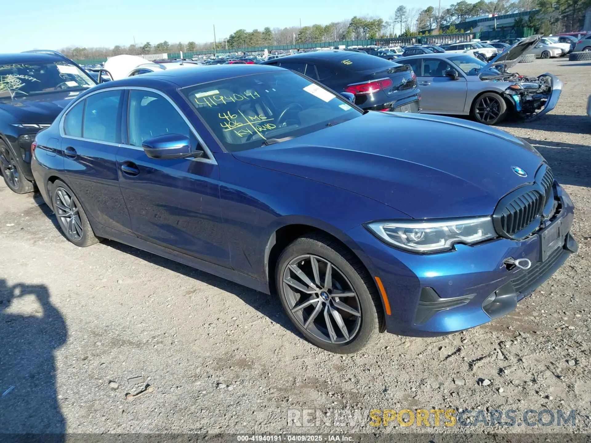 1 Photograph of a damaged car 3MW5R7J00L8B32413 BMW 330I 2020