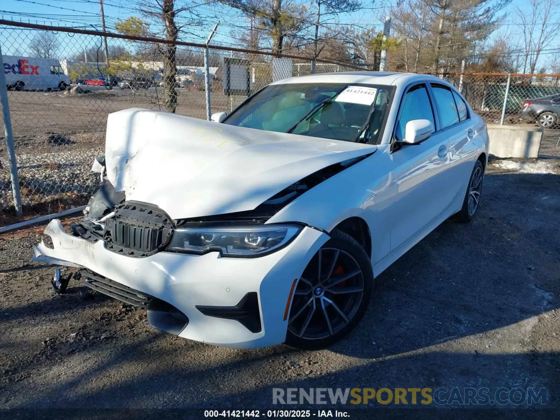 2 Photograph of a damaged car 3MW5R7J00L8B34288 BMW 330I 2020