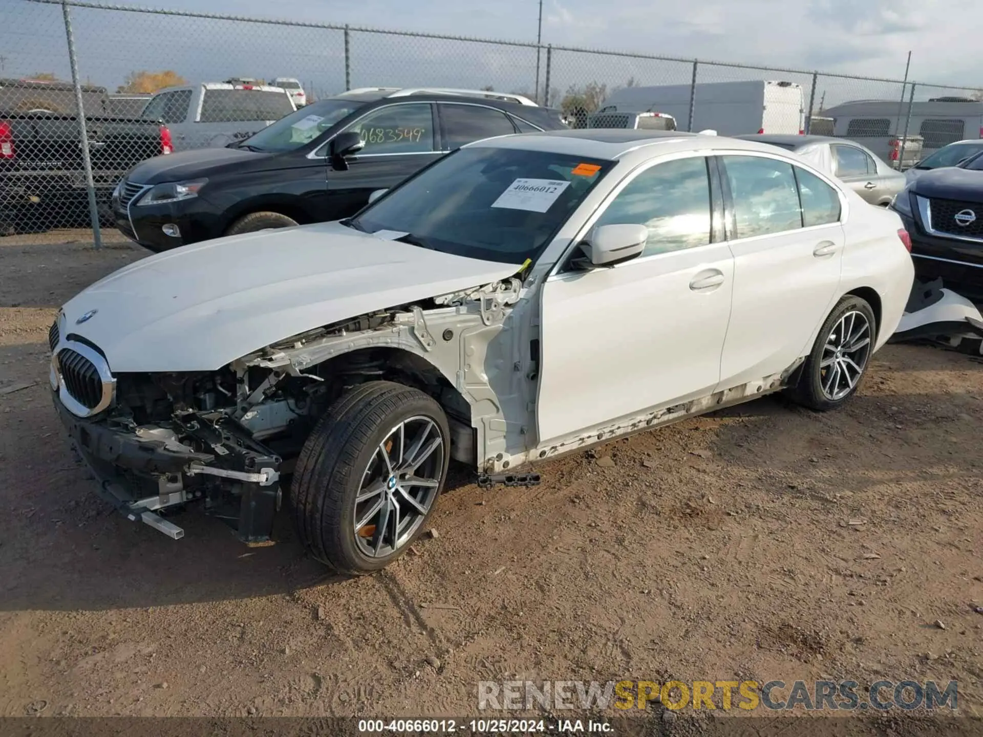 2 Photograph of a damaged car 3MW5R7J01L8B05074 BMW 330I 2020