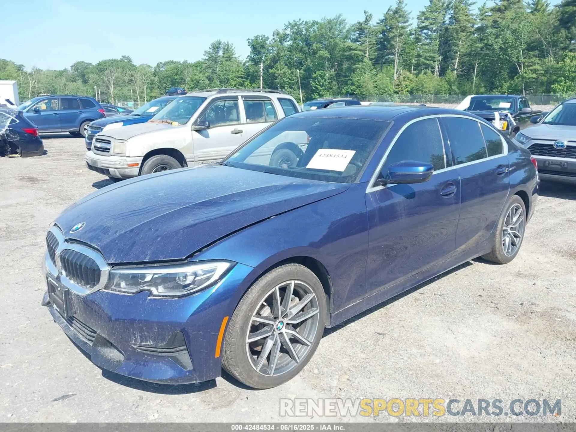 2 Photograph of a damaged car 3MW5R7J01L8B09898 BMW 330I 2020