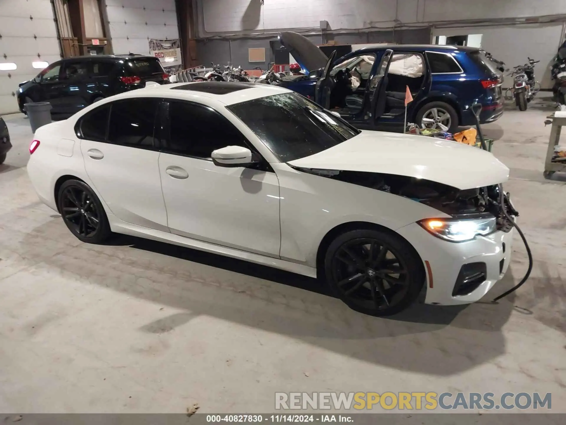 1 Photograph of a damaged car 3MW5R7J02L8B08517 BMW 330I 2020