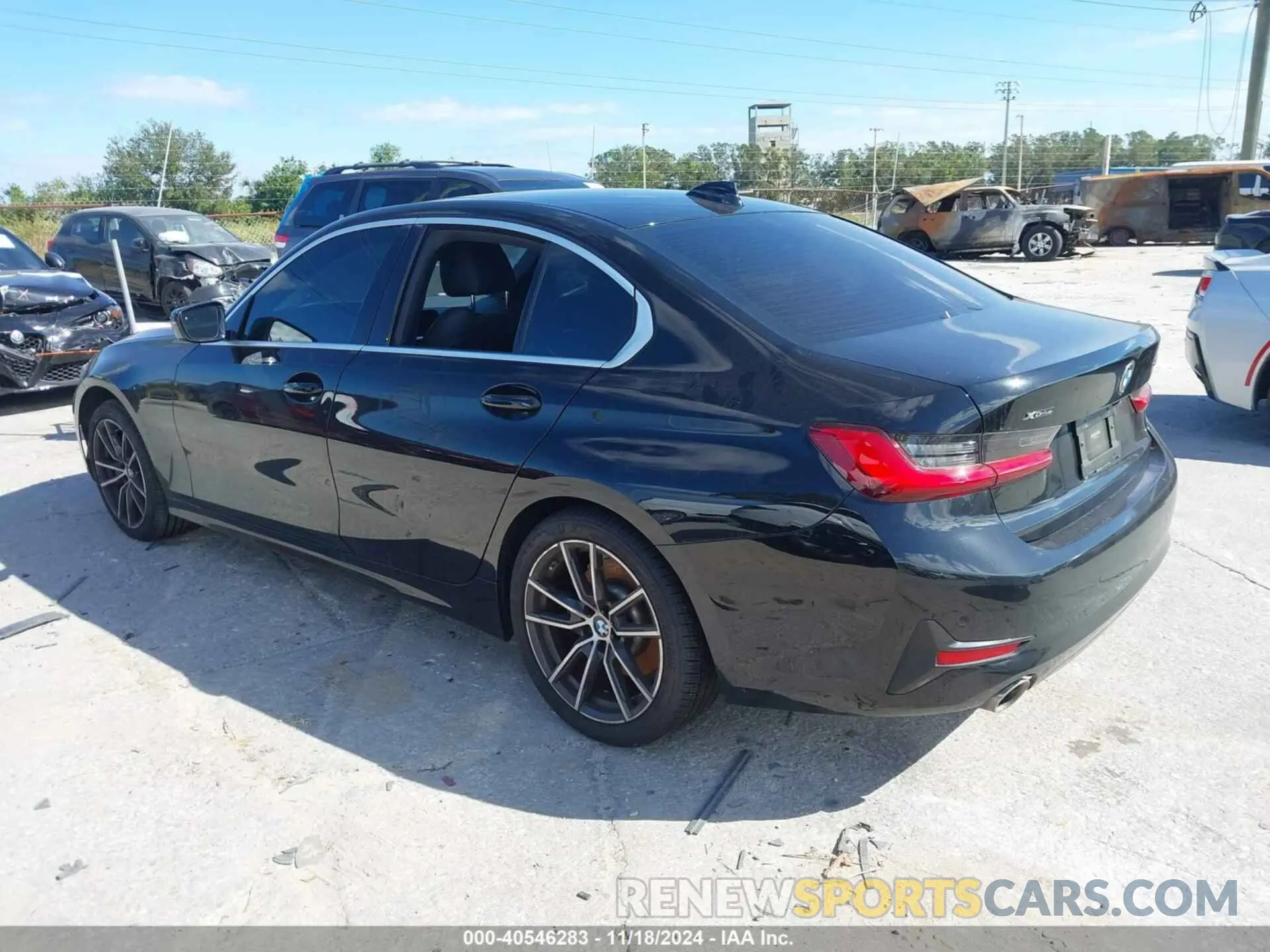 3 Photograph of a damaged car 3MW5R7J02L8B22935 BMW 330I 2020