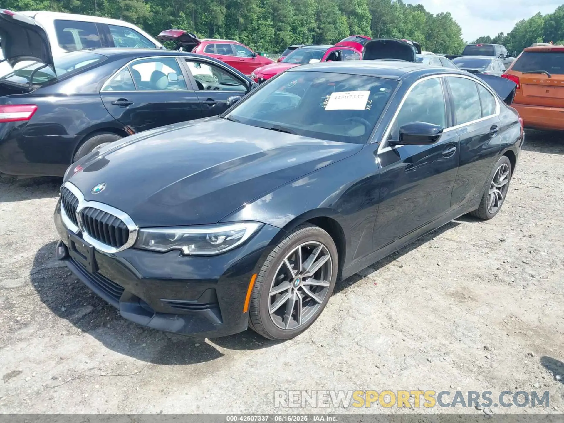 2 Photograph of a damaged car 3MW5R7J04L8B08616 BMW 330I 2020