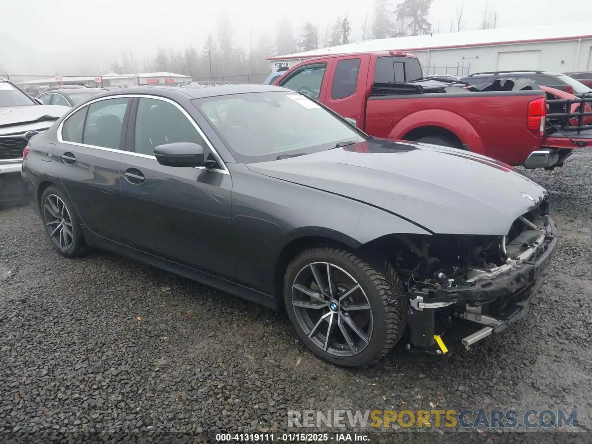 1 Photograph of a damaged car 3MW5R7J06L8B07905 BMW 330I 2020