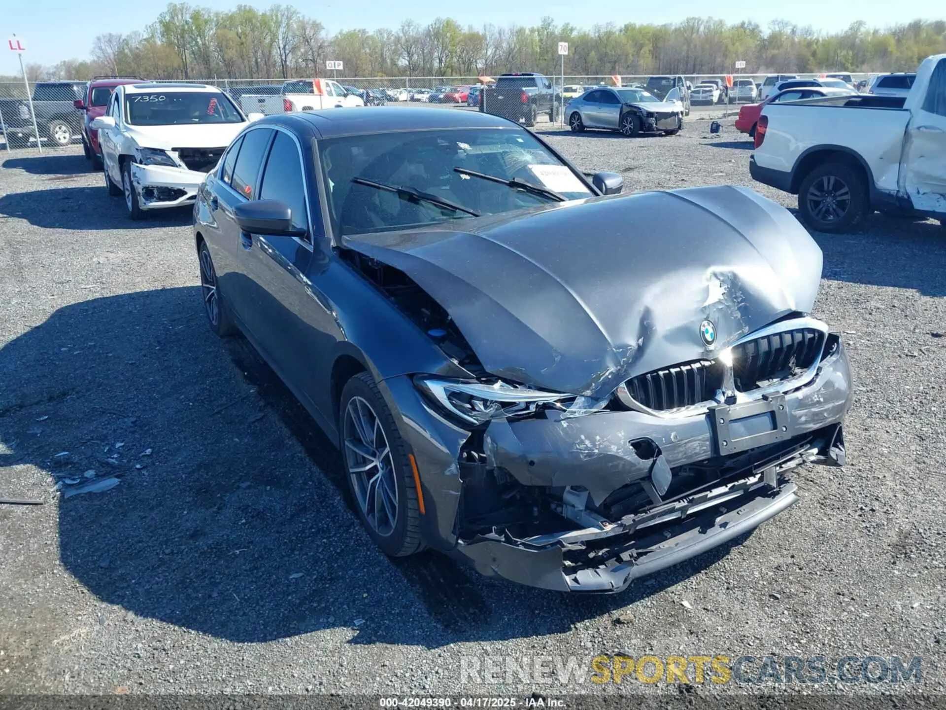 1 Photograph of a damaged car 3MW5R7J07L8B16676 BMW 330I 2020