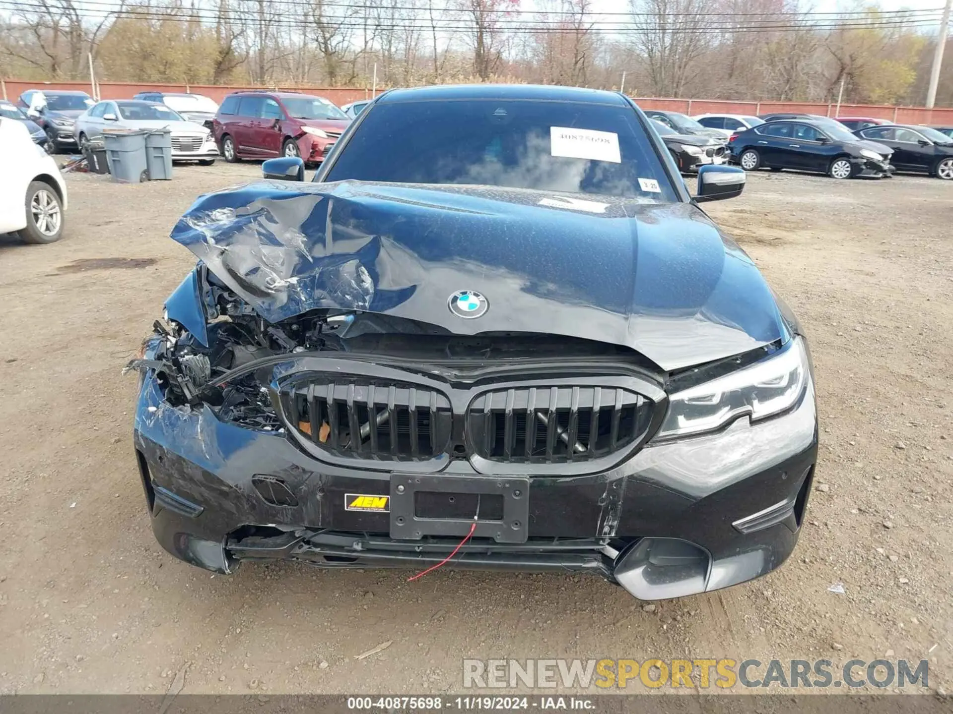 12 Photograph of a damaged car 3MW5R7J07L8B46132 BMW 330I 2020