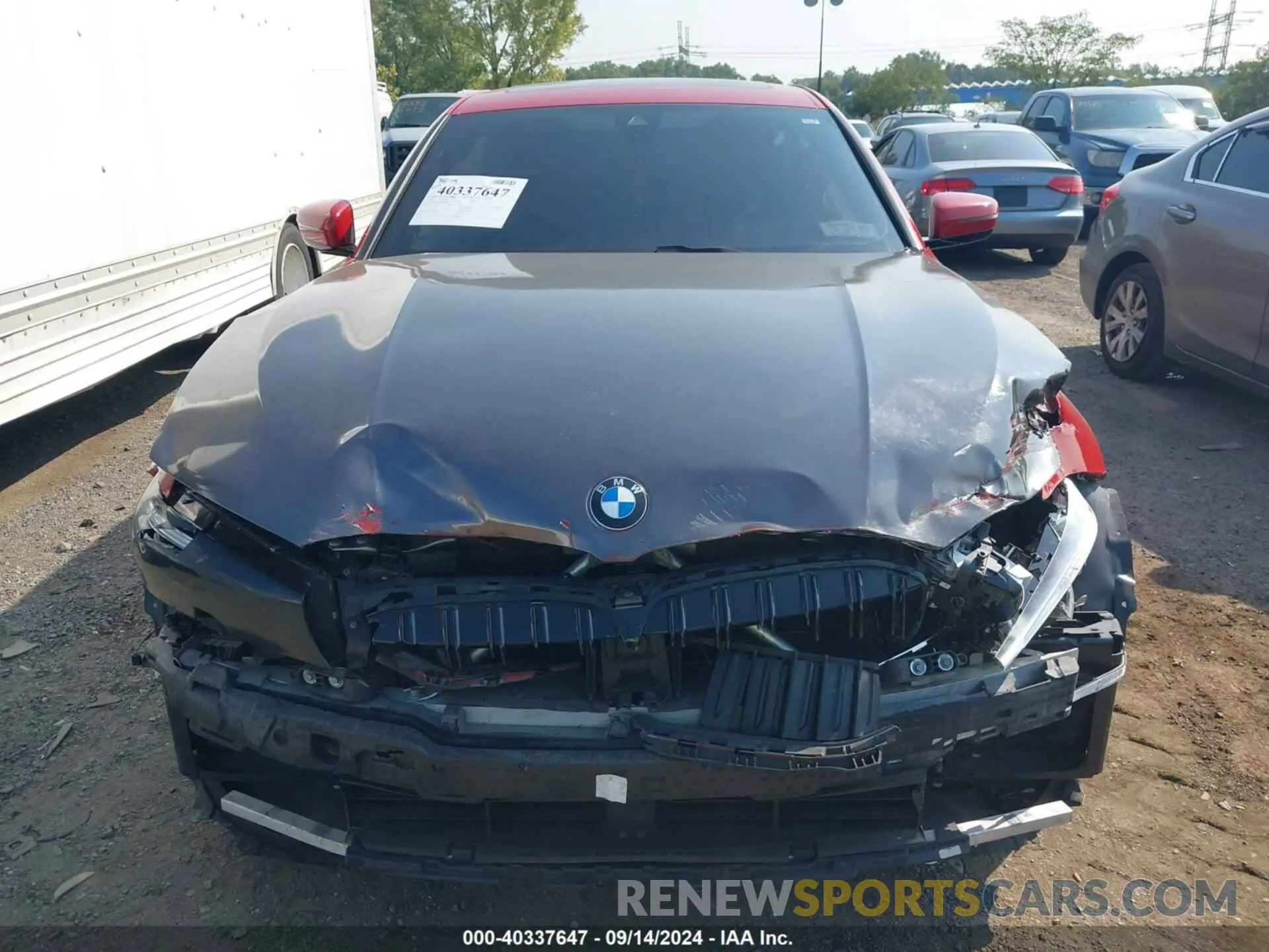 13 Photograph of a damaged car 3MW5R7J09L8B40736 BMW 330I 2020