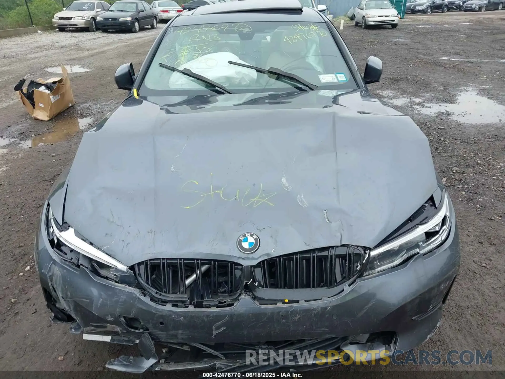 11 Photograph of a damaged car 3MW5R7J0XL8B33178 BMW 330I 2020