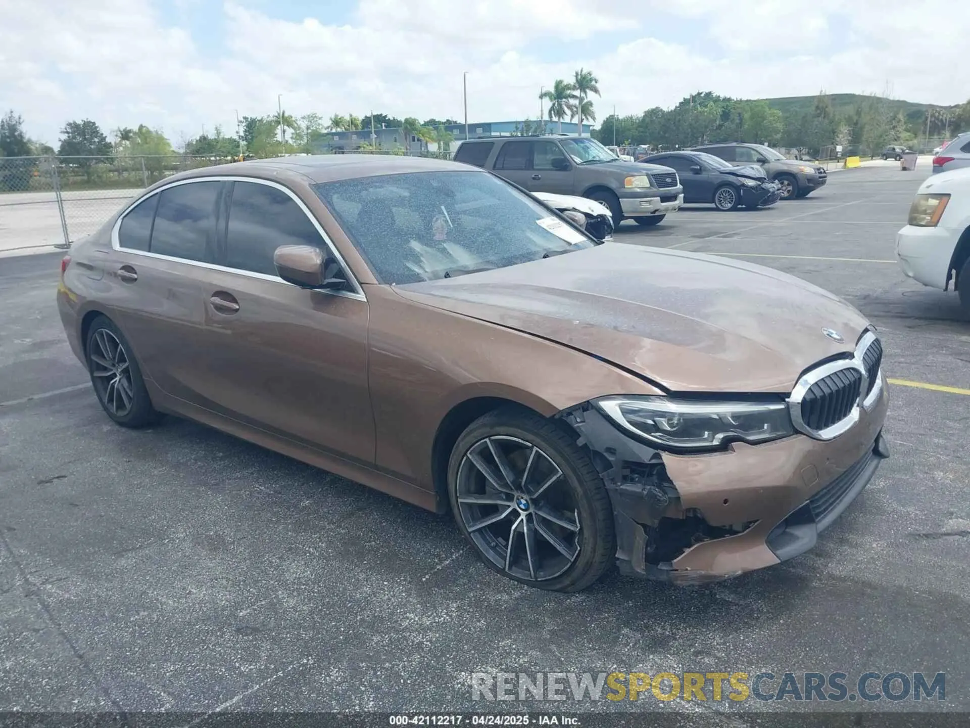 1 Photograph of a damaged car WBA5R1C05LFH82648 BMW 330I 2020