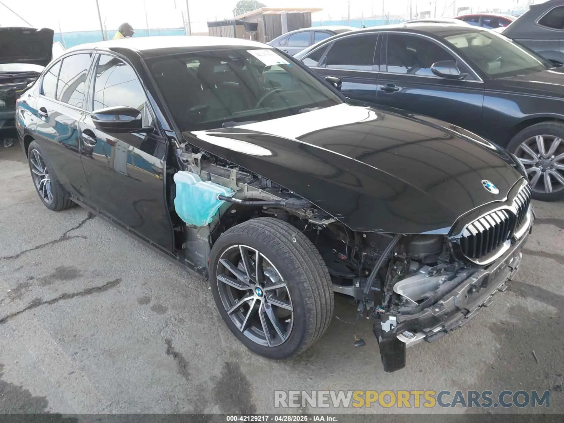 1 Photograph of a damaged car WBA5R1C07LFH37243 BMW 330I 2020