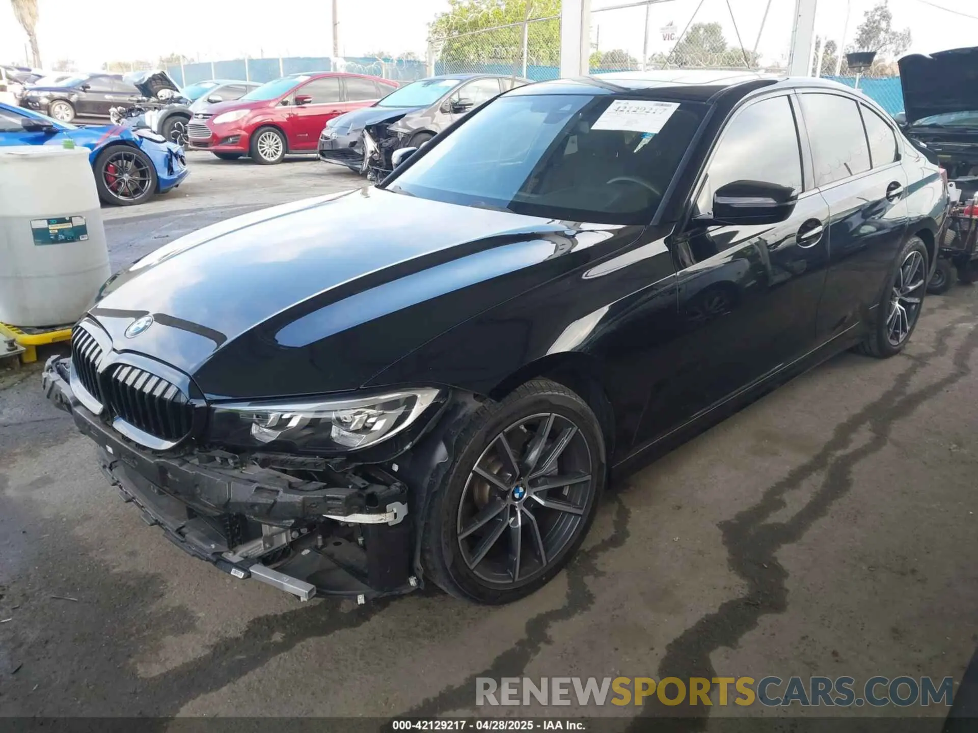 2 Photograph of a damaged car WBA5R1C07LFH37243 BMW 330I 2020