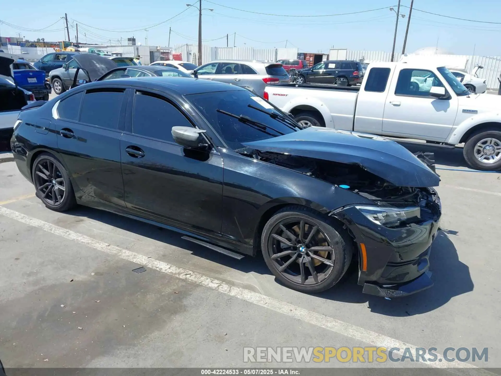1 Photograph of a damaged car WBA5R1C09LFH43559 BMW 330I 2020