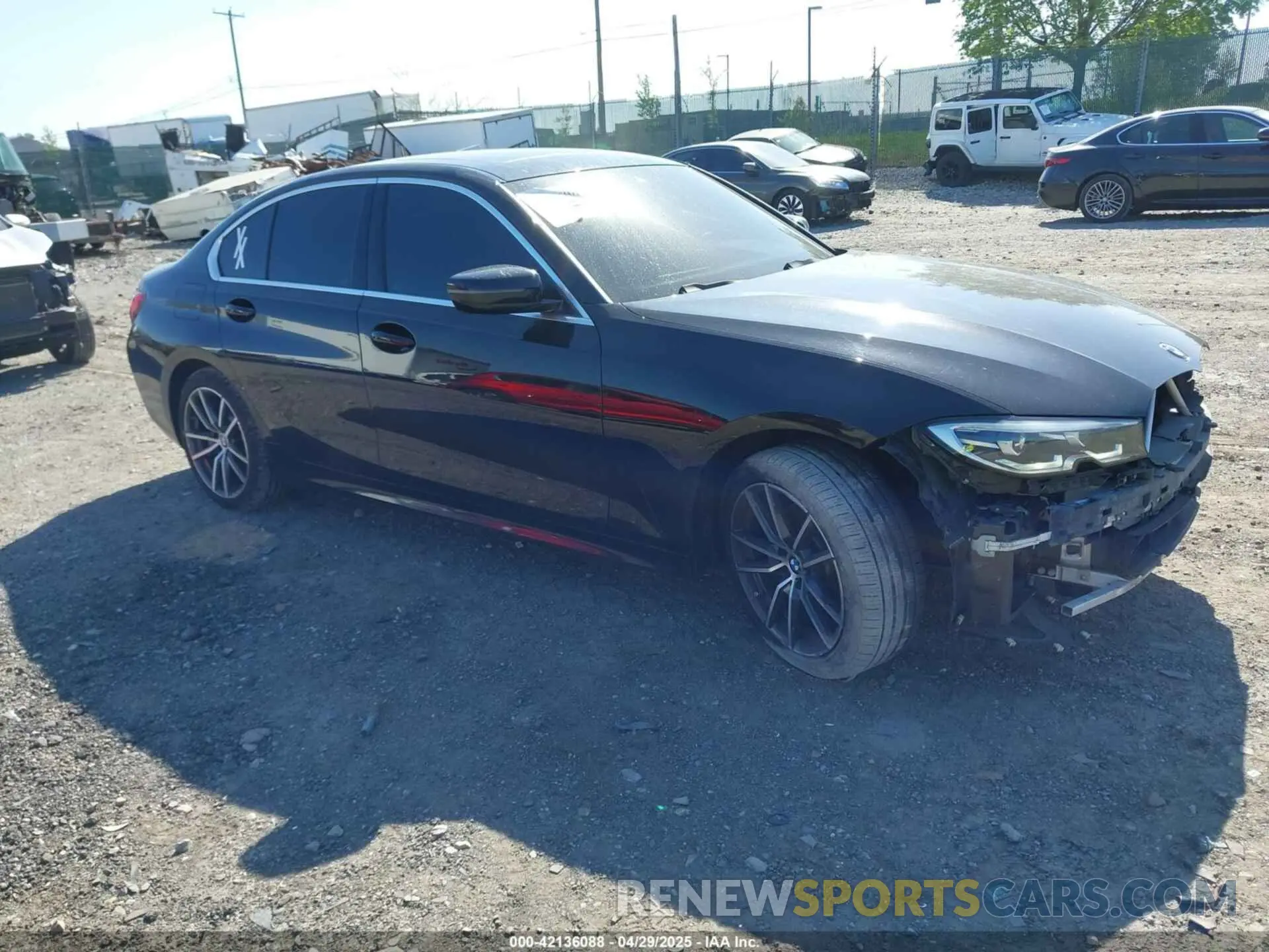 1 Photograph of a damaged car WBA5R7C01LFH48872 BMW 330I 2020