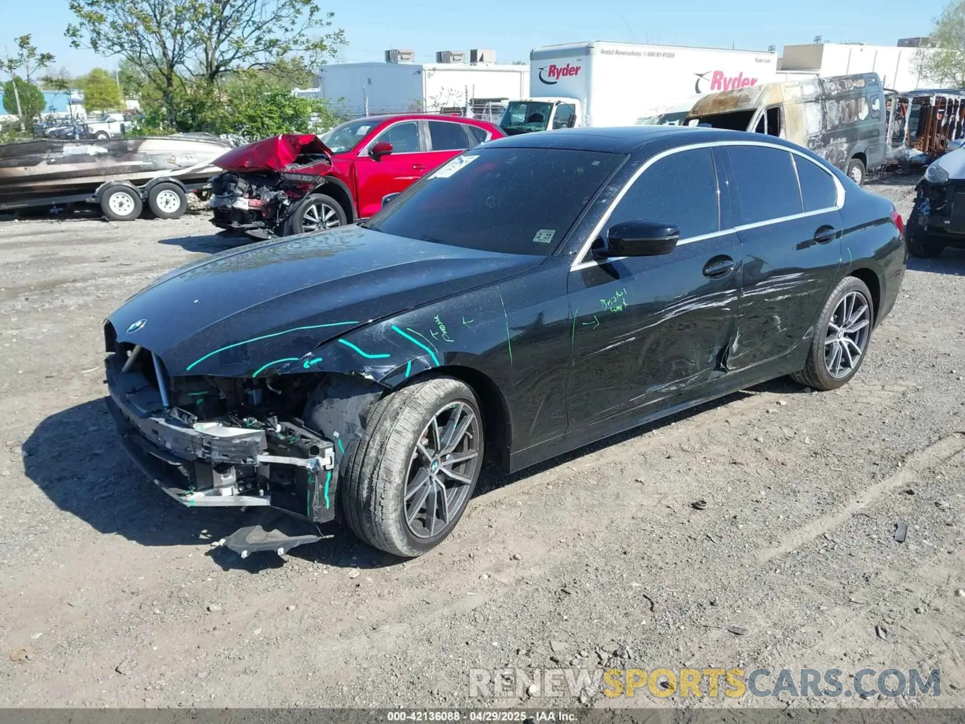 2 Photograph of a damaged car WBA5R7C01LFH48872 BMW 330I 2020