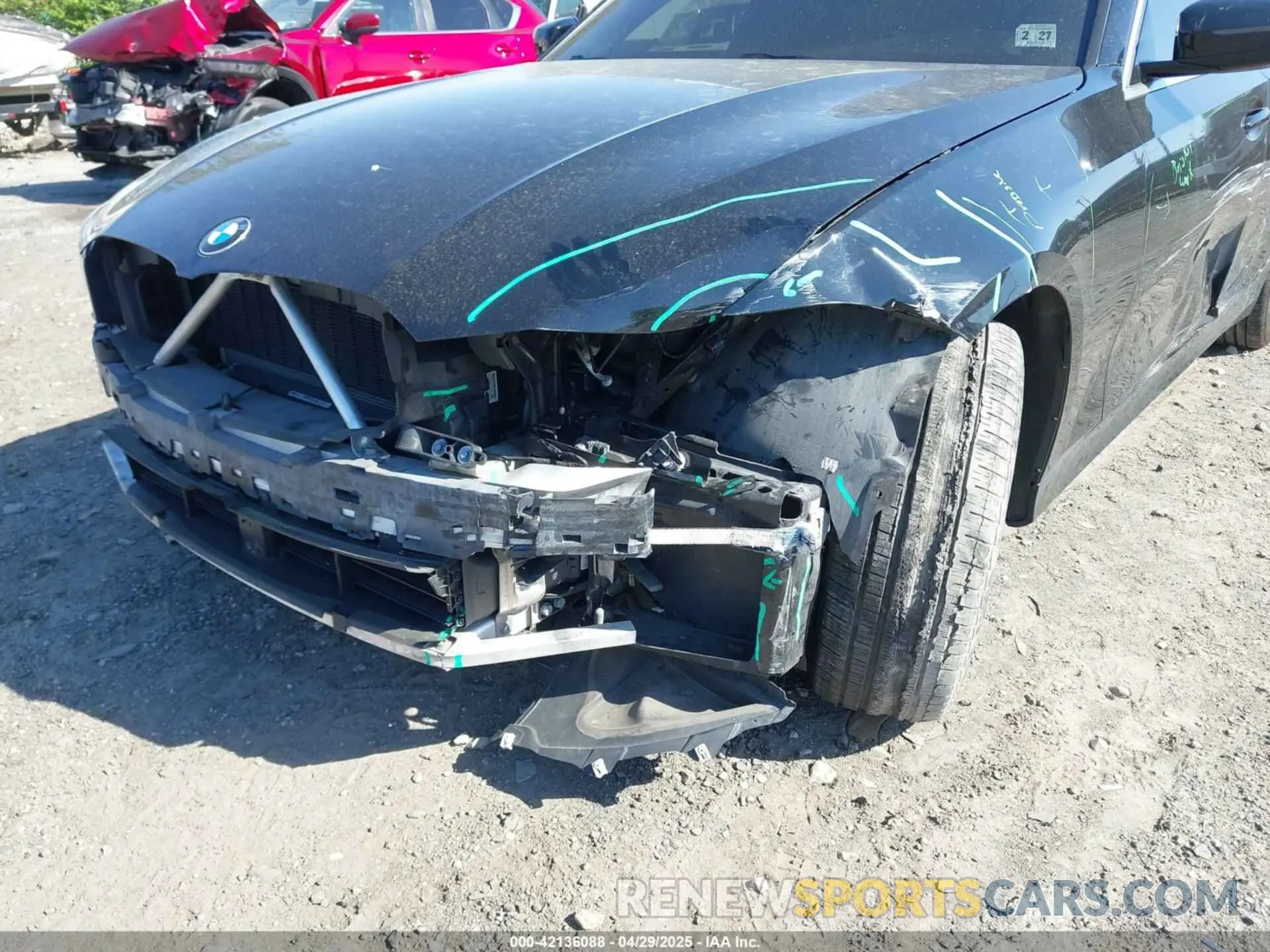6 Photograph of a damaged car WBA5R7C01LFH48872 BMW 330I 2020