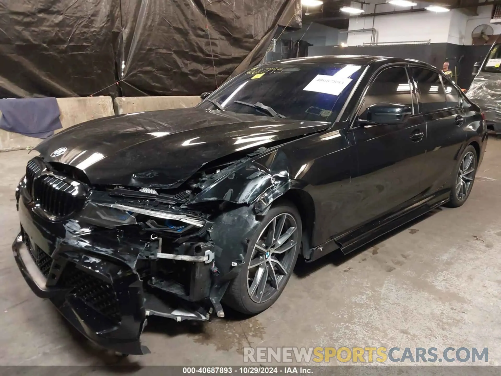 6 Photograph of a damaged car WBA5R7C05LFH42556 BMW 330I 2020