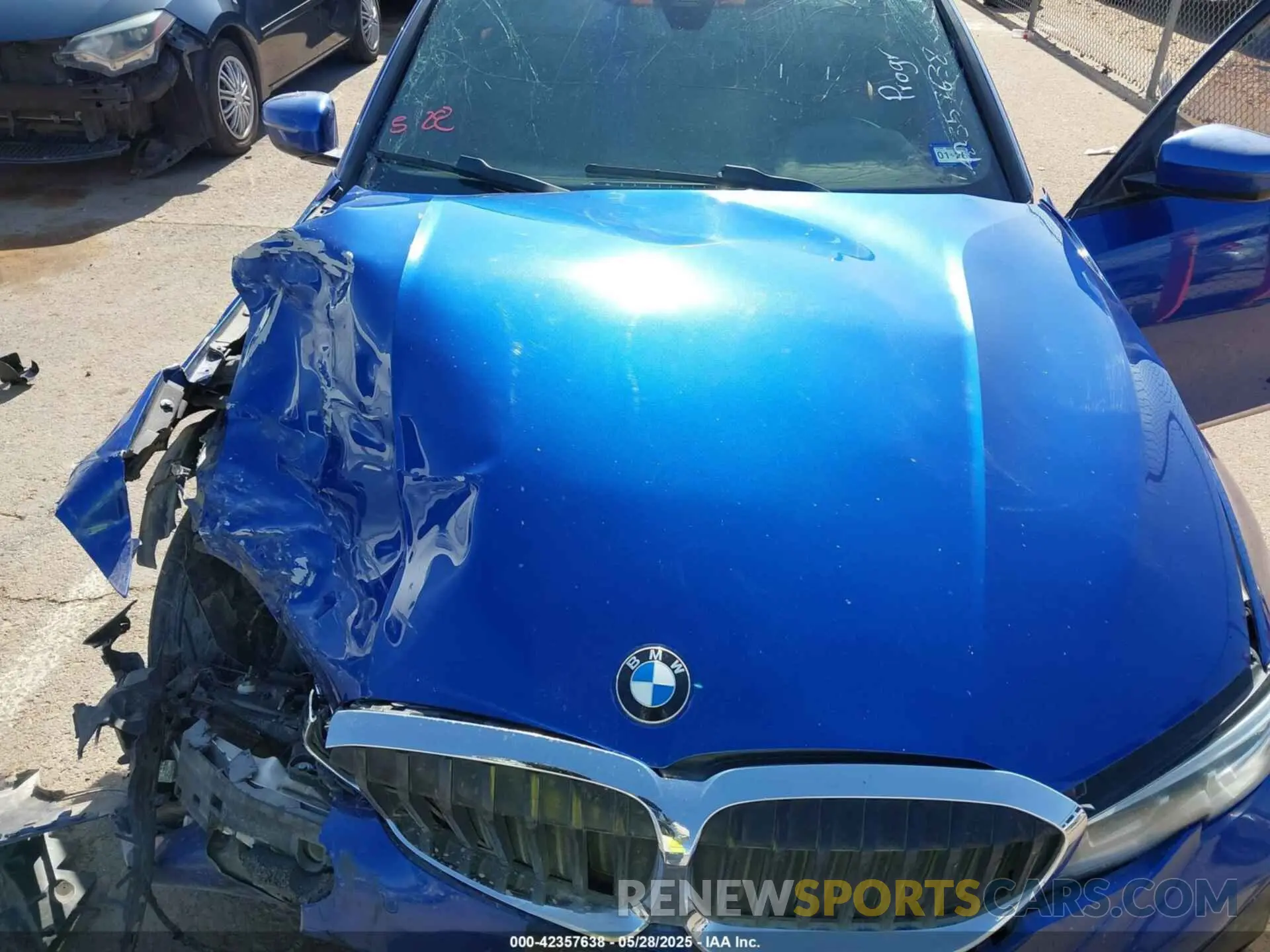10 Photograph of a damaged car WBA5R7C05LFH48714 BMW 330I 2020