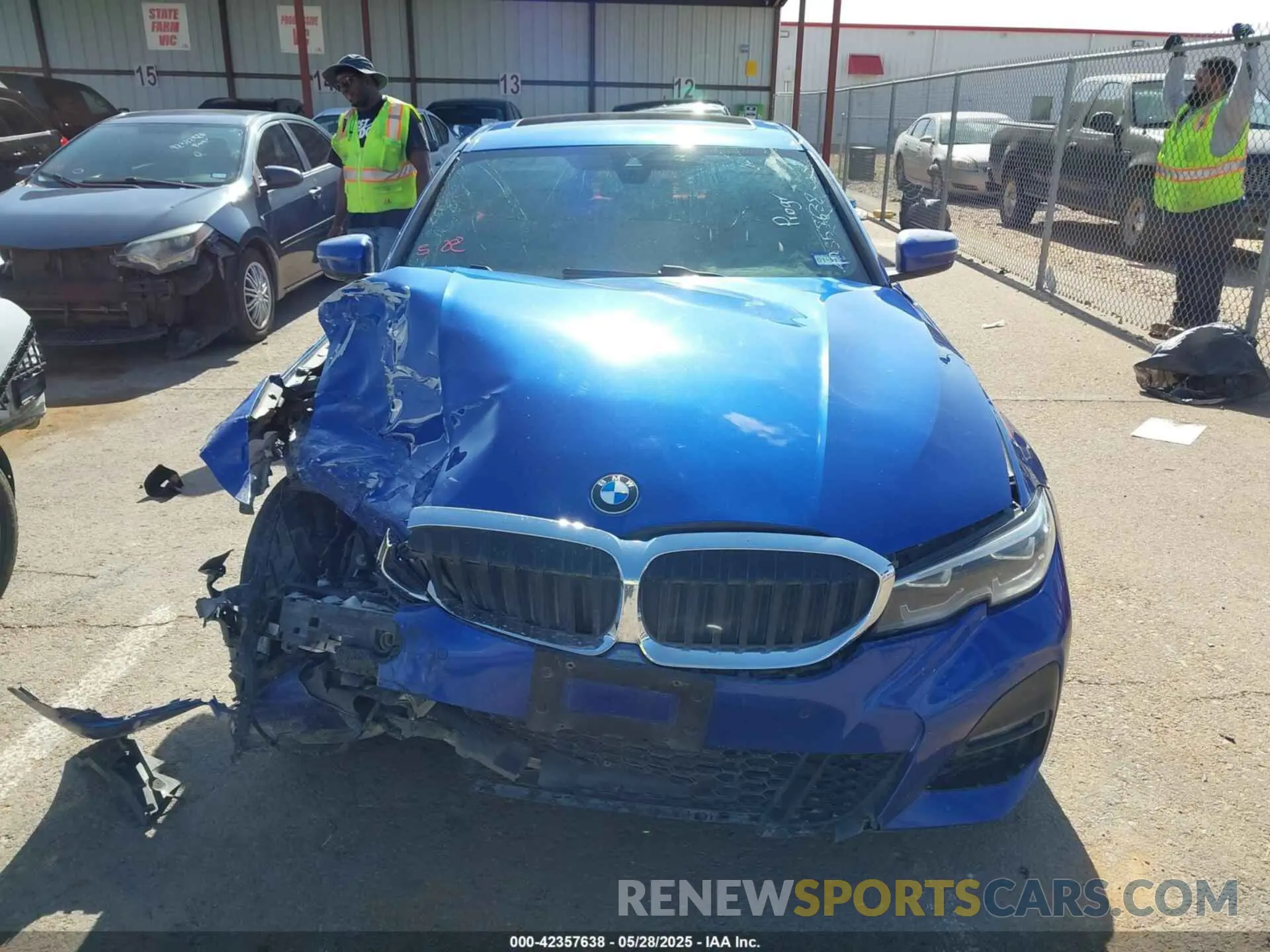 12 Photograph of a damaged car WBA5R7C05LFH48714 BMW 330I 2020