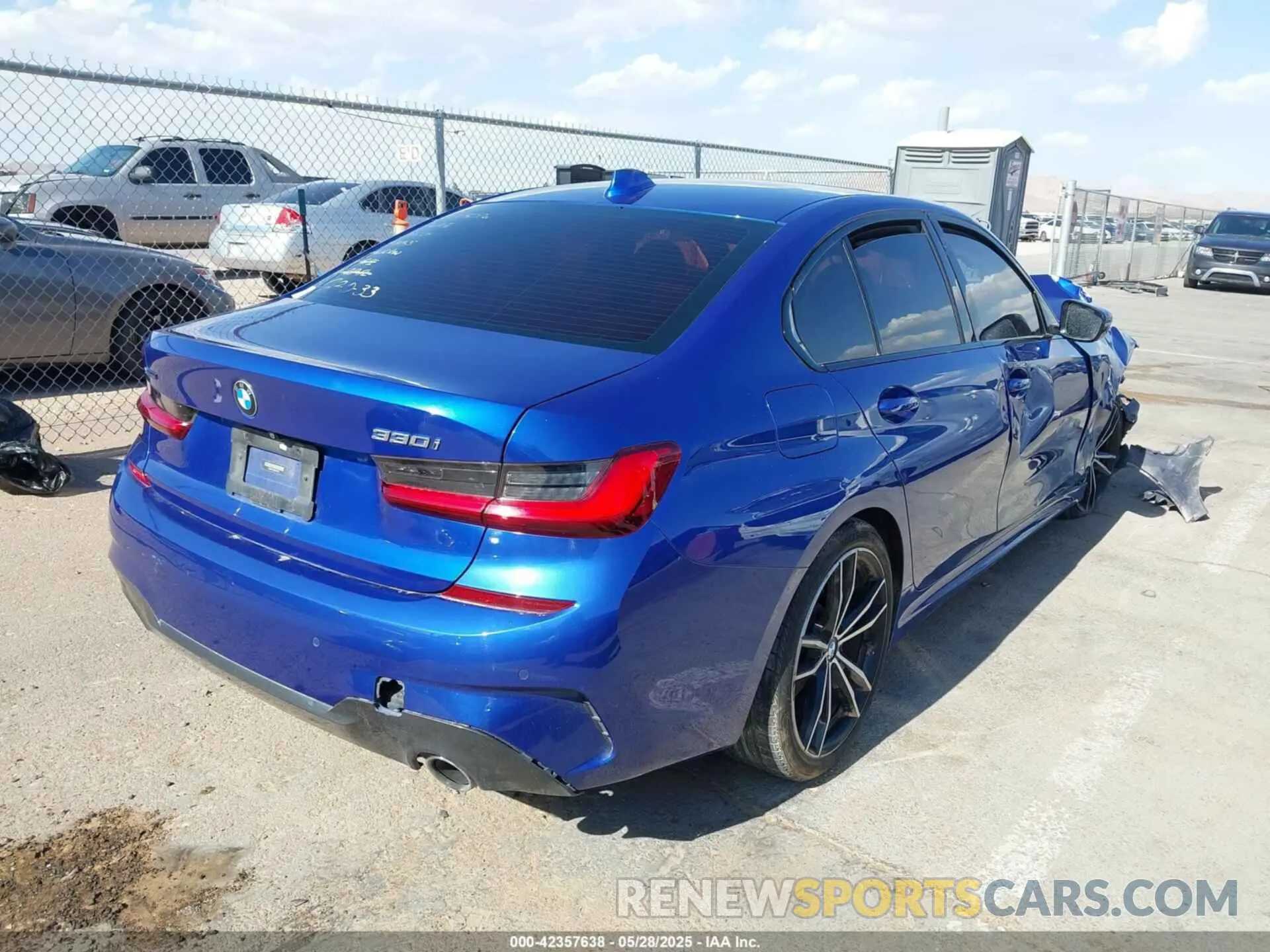 4 Photograph of a damaged car WBA5R7C05LFH48714 BMW 330I 2020