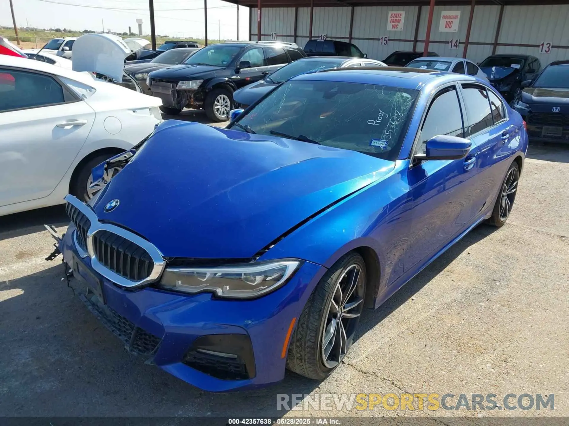 6 Photograph of a damaged car WBA5R7C05LFH48714 BMW 330I 2020
