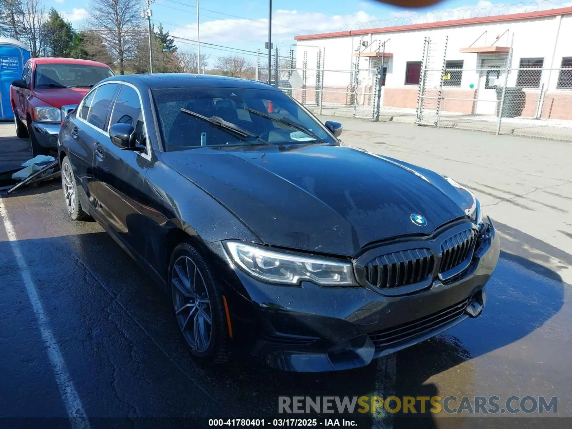 1 Photograph of a damaged car WBA5R7C06LFH40038 BMW 330I 2020
