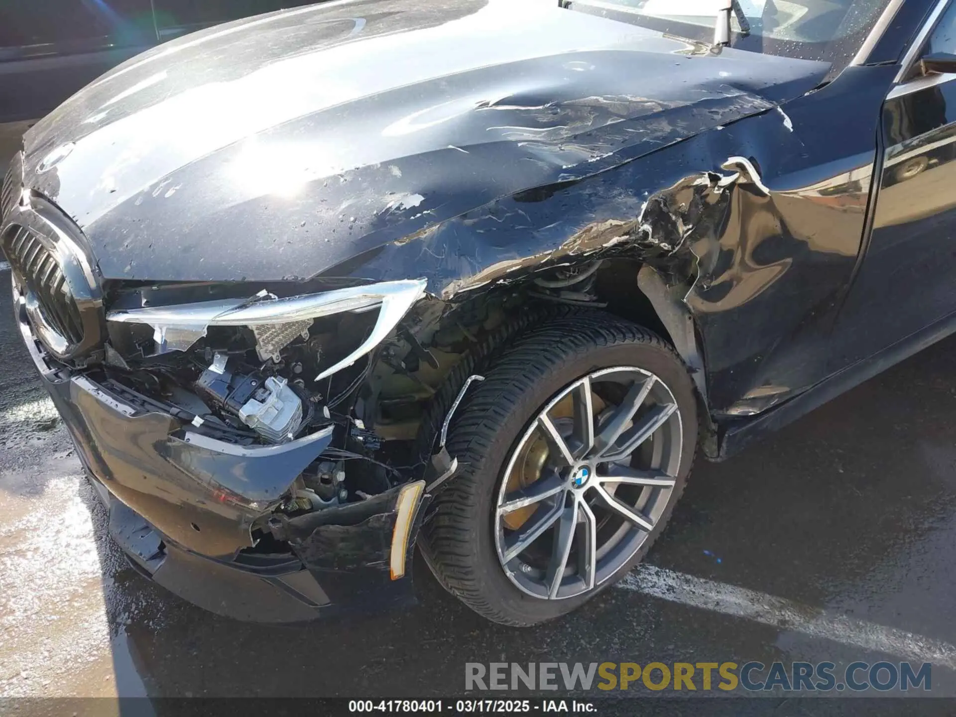 6 Photograph of a damaged car WBA5R7C06LFH40038 BMW 330I 2020