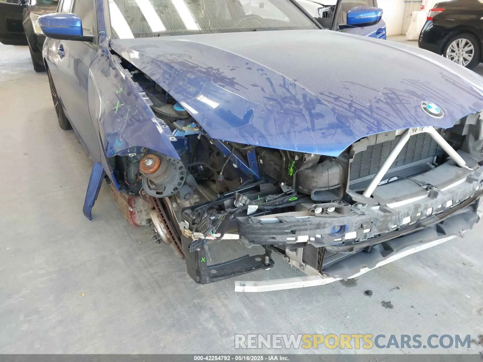 6 Photograph of a damaged car WBA5R7C07LFH41232 BMW 330I 2020