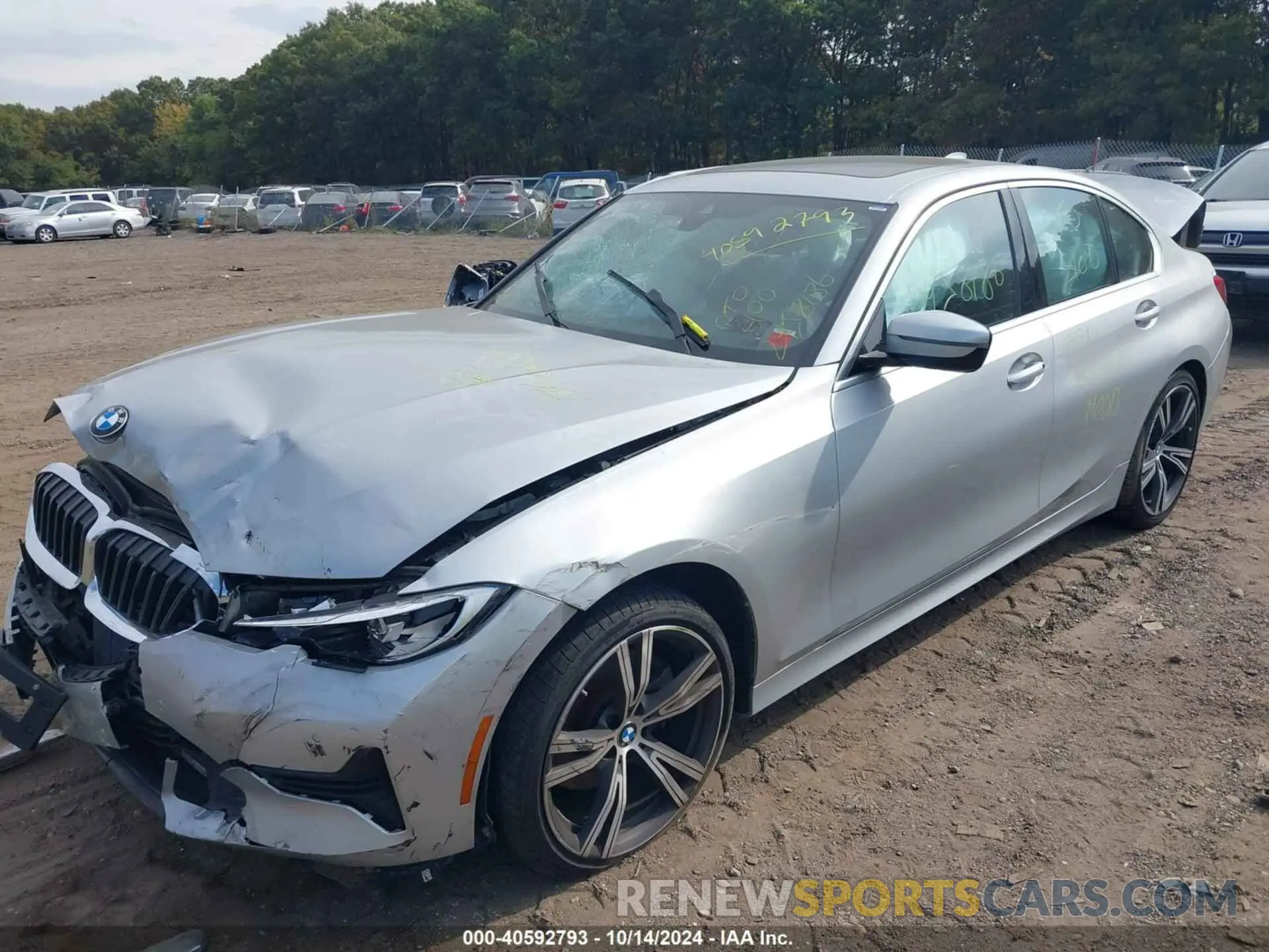 2 Photograph of a damaged car WBA5R7C09LFH53785 BMW 330I 2020